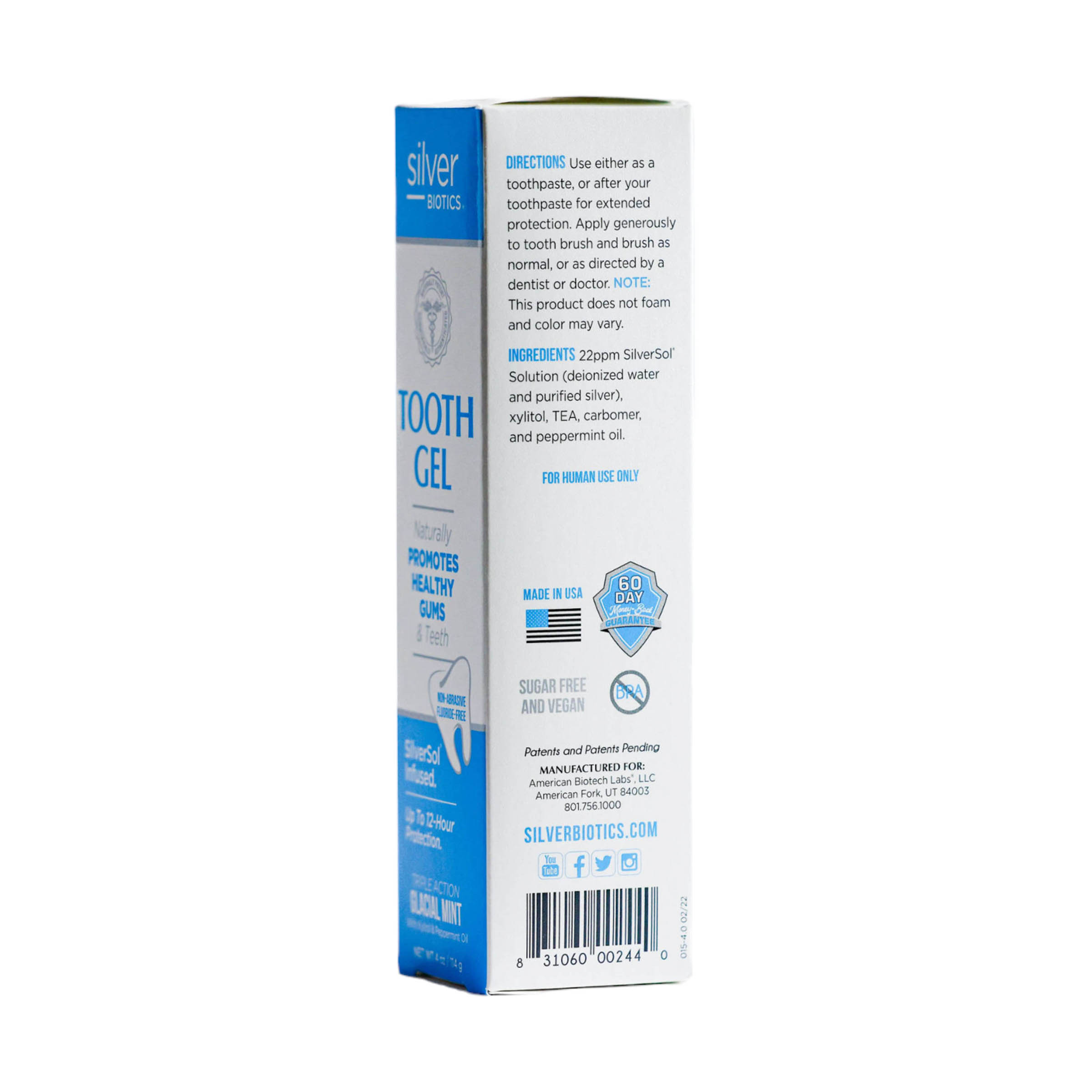 Silver Biotics Tooth Gel 10413