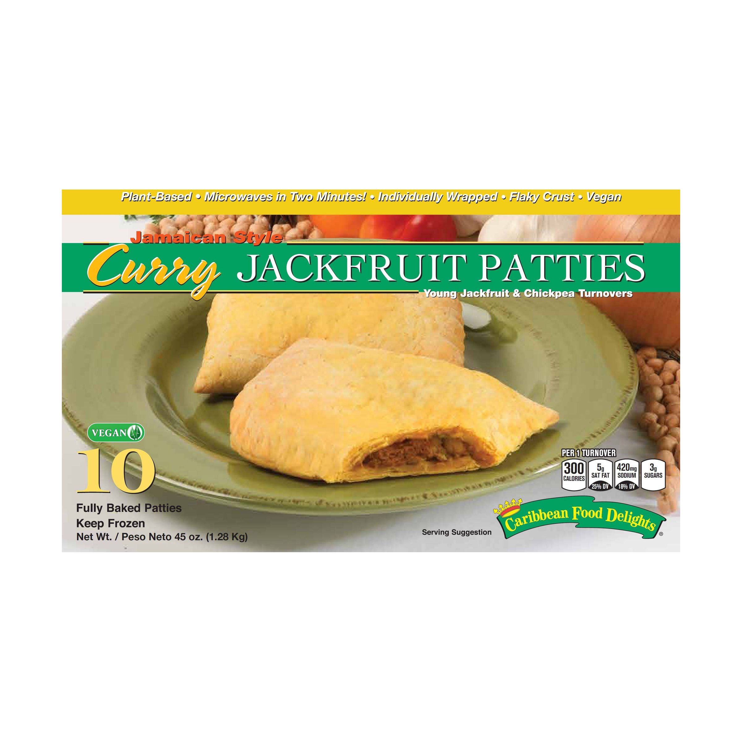 Jamaican Style Curry Jackfruit Patties 10556