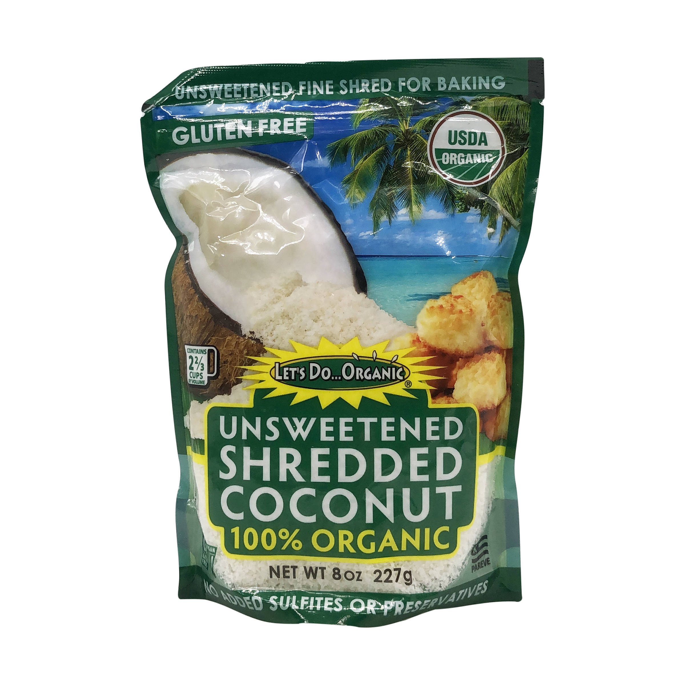 Organic Shredded Coconut Unsweetened 8 oz 4926