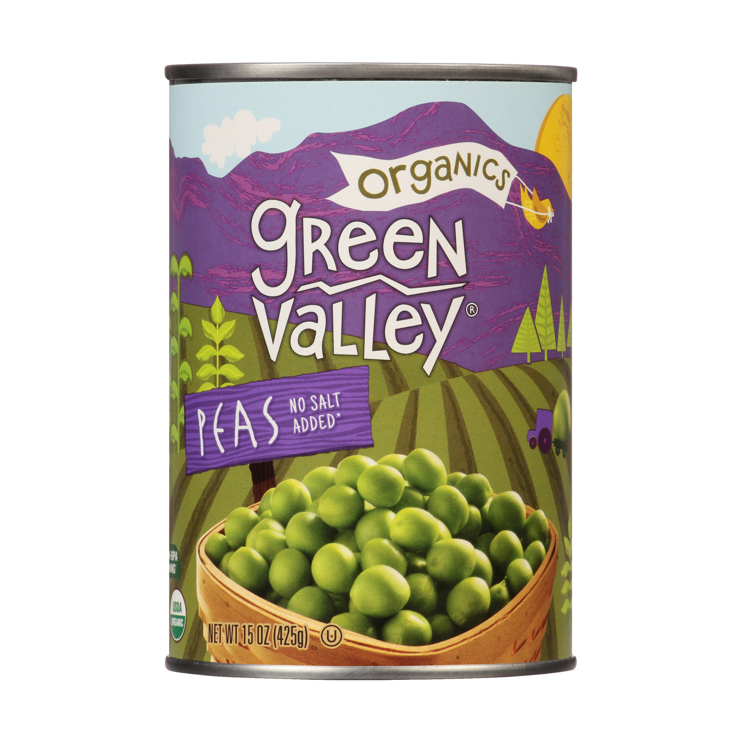 Green Valley Organic Peas 7159