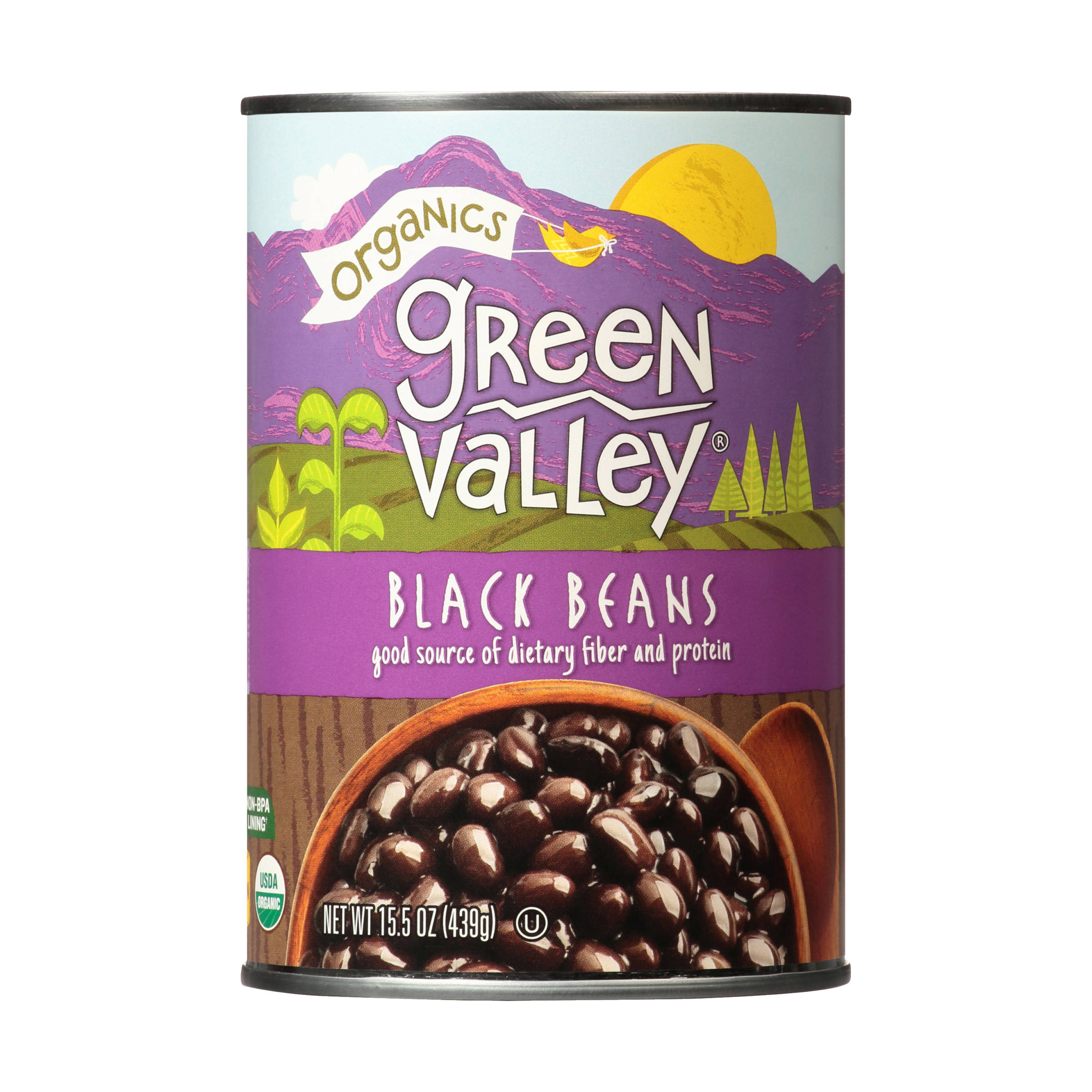 Green Valley Organic Black Beans 7160