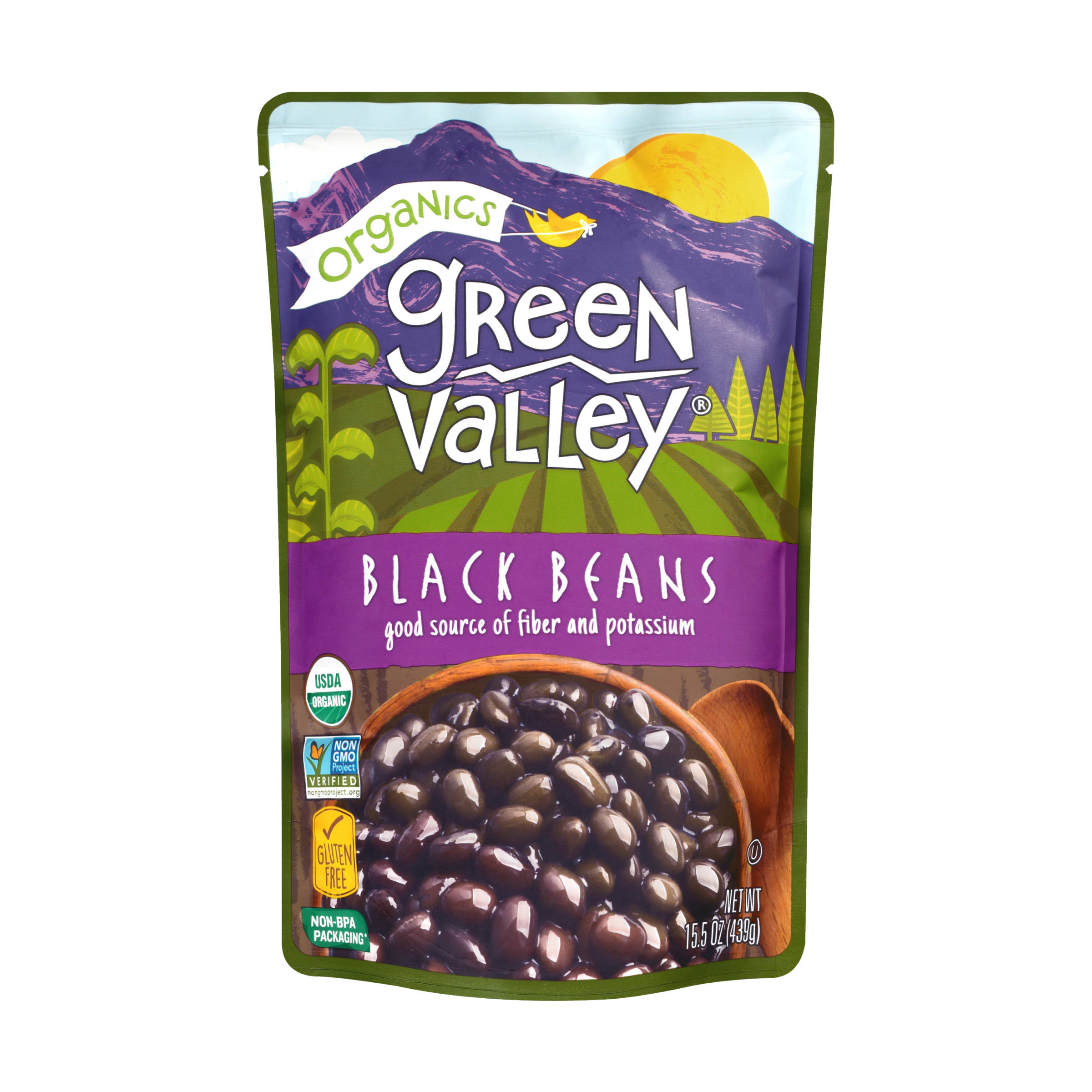 Green Valley Organic Black Beans 7236