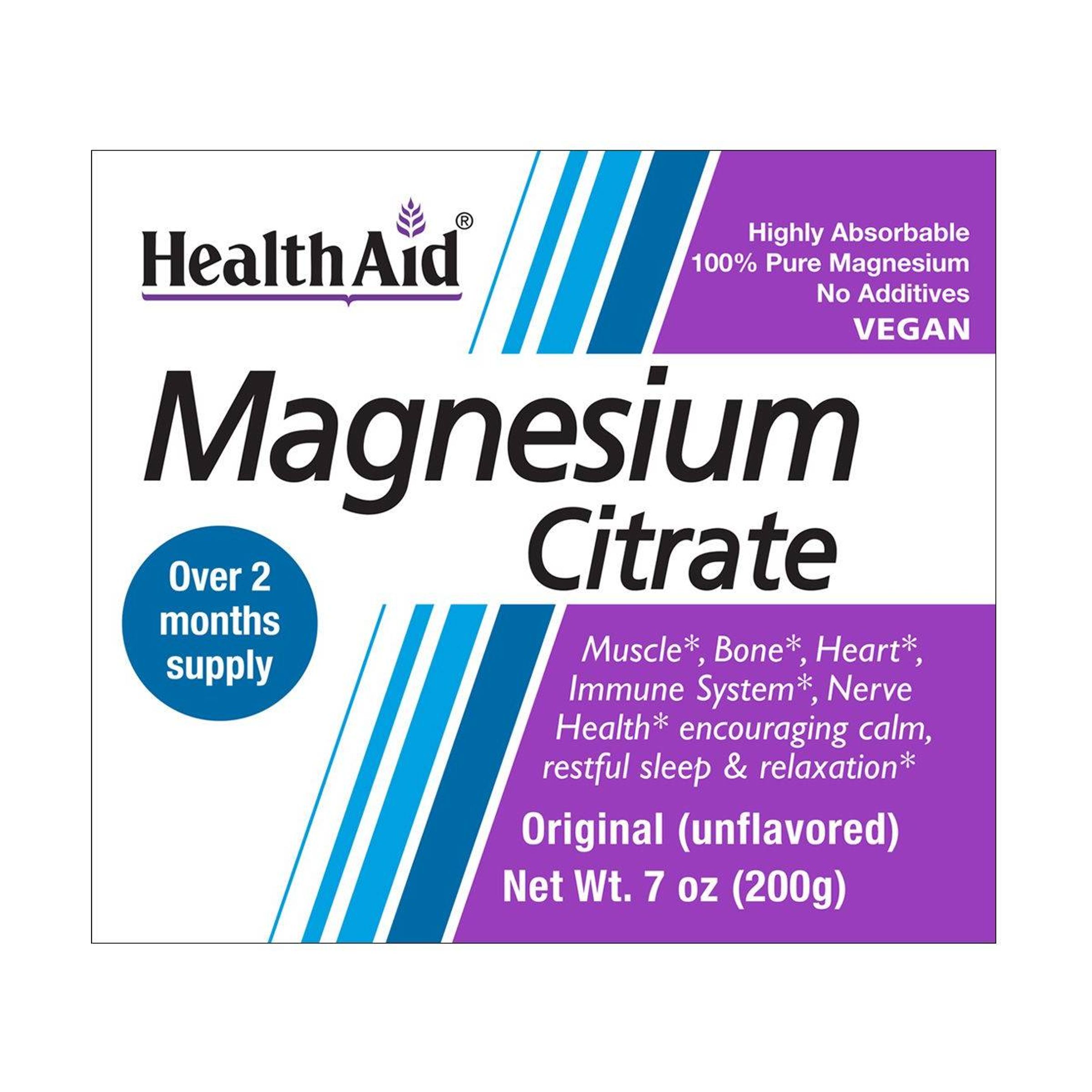 Magnesium Citrate Powder 200g 8169