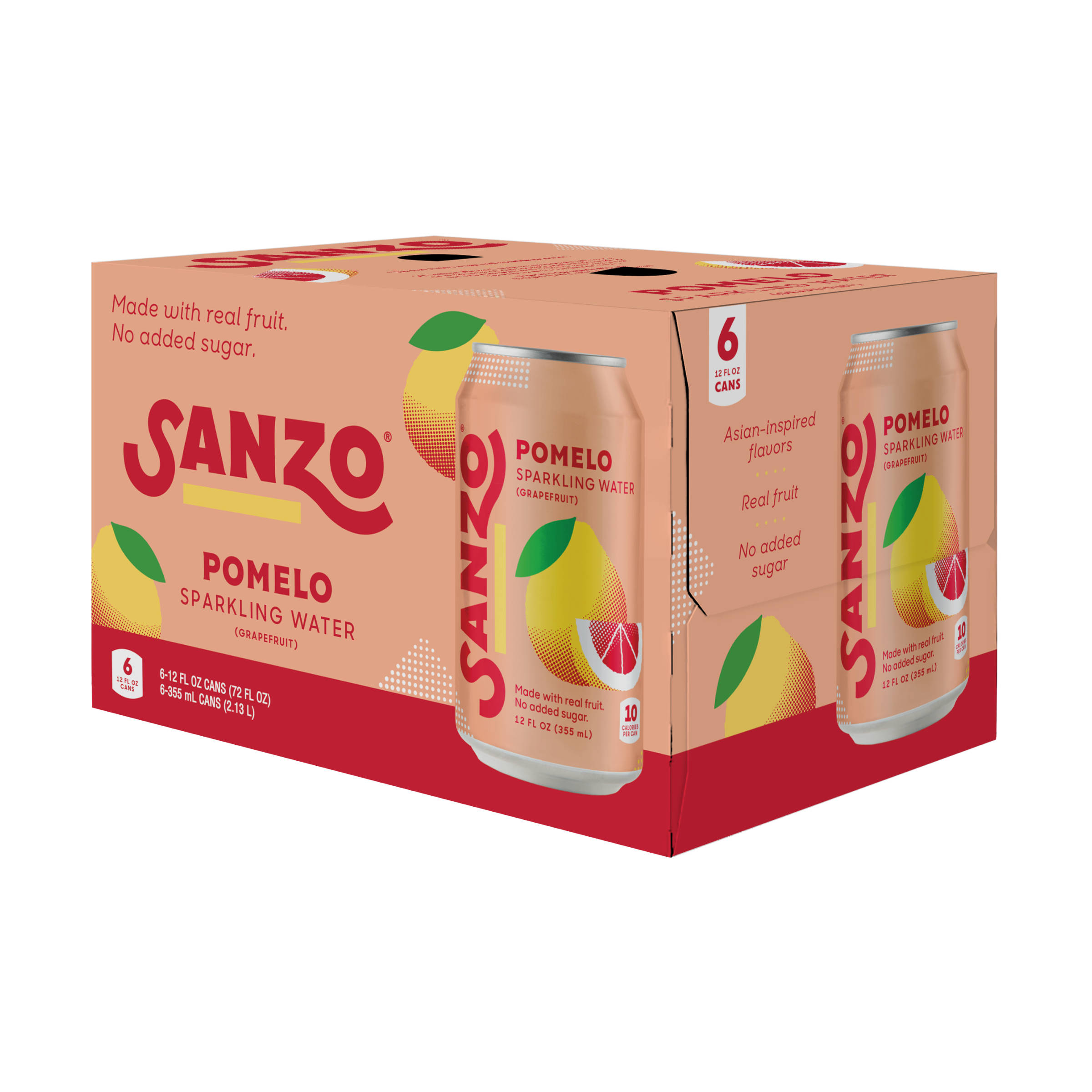 Pomelo sparkling water (6-pack) 9215