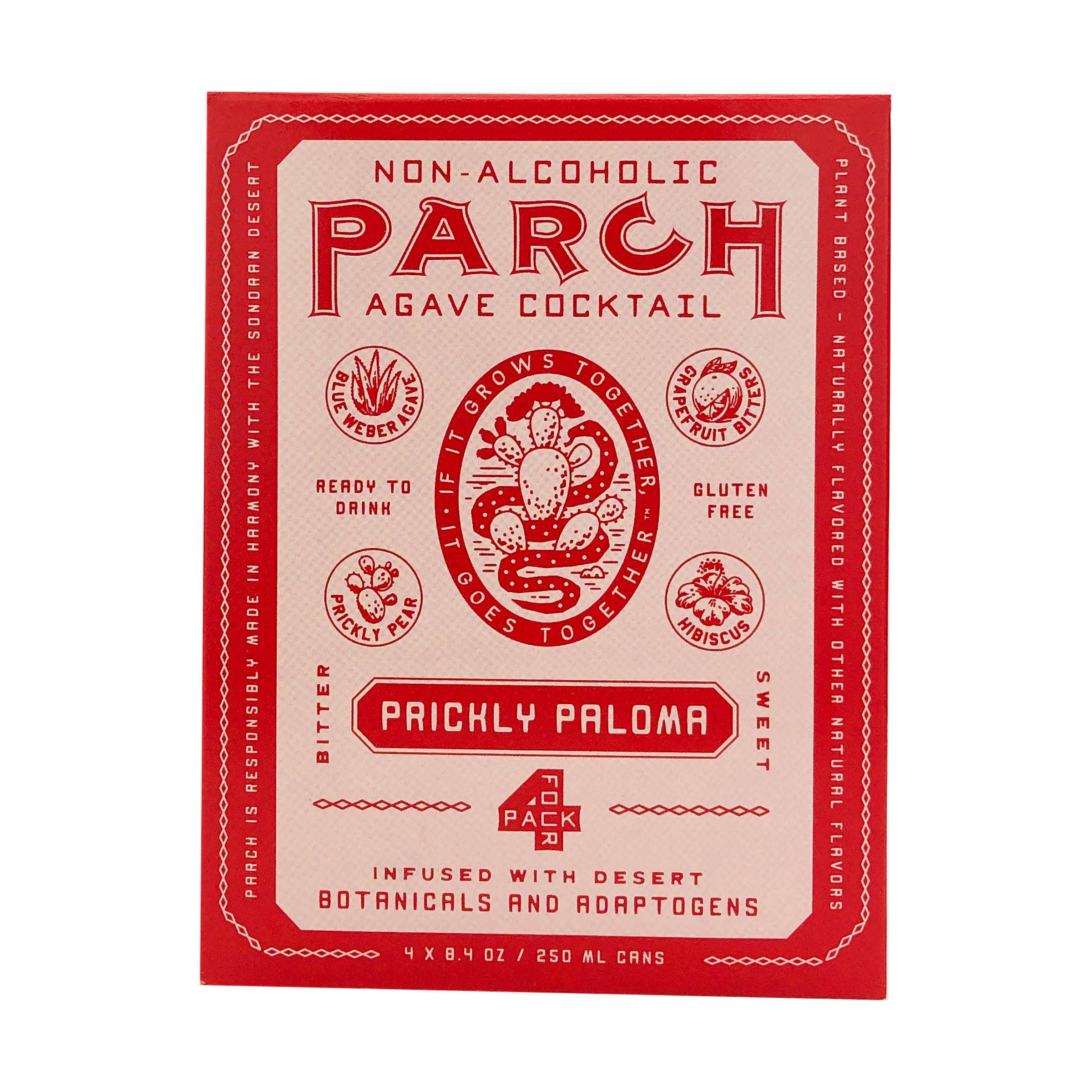 Non-Alcoholic Prickly Paloma Agave Cocktail Pack 9379