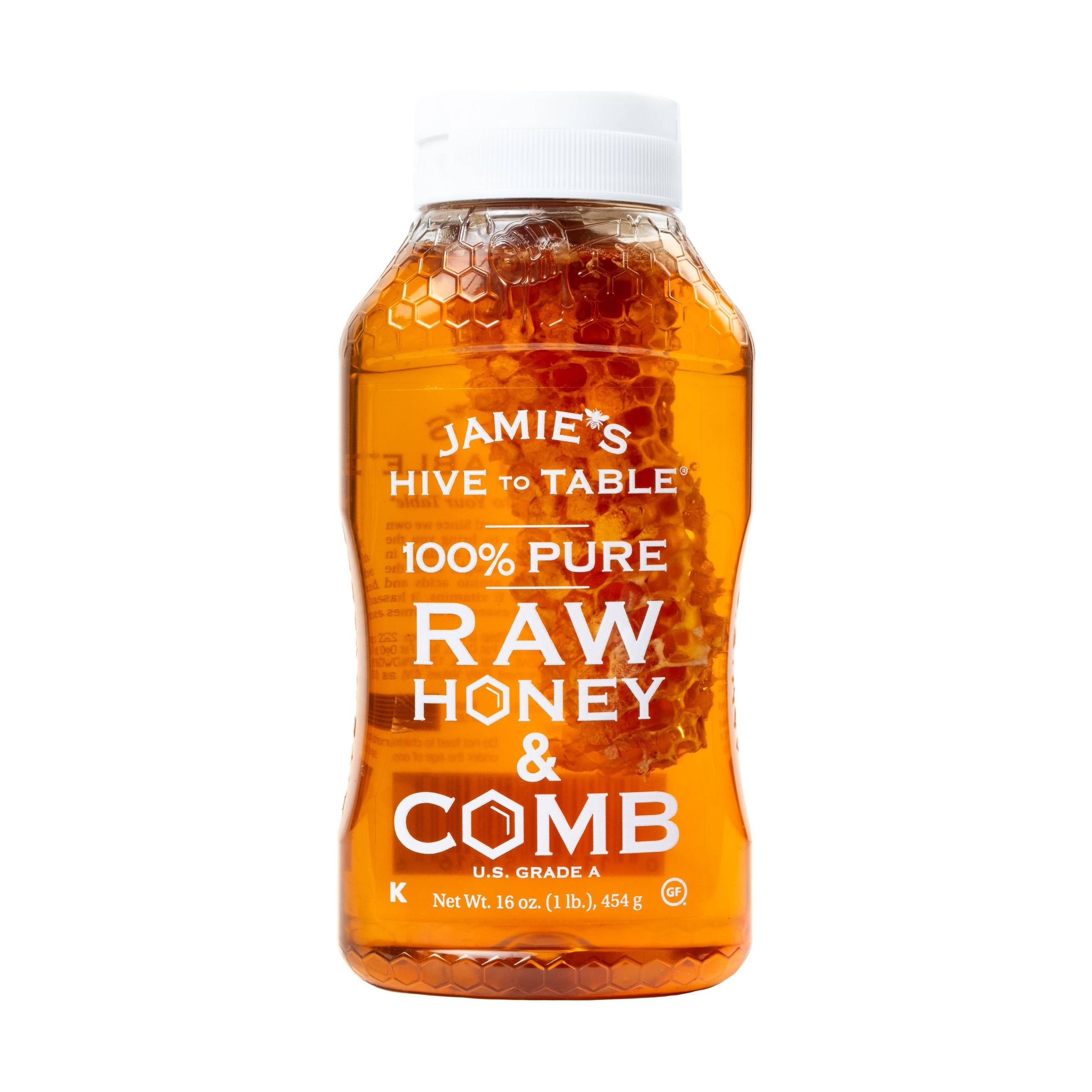 Jamie's Hive to Table Raw Honey & Comb 16oz 9396