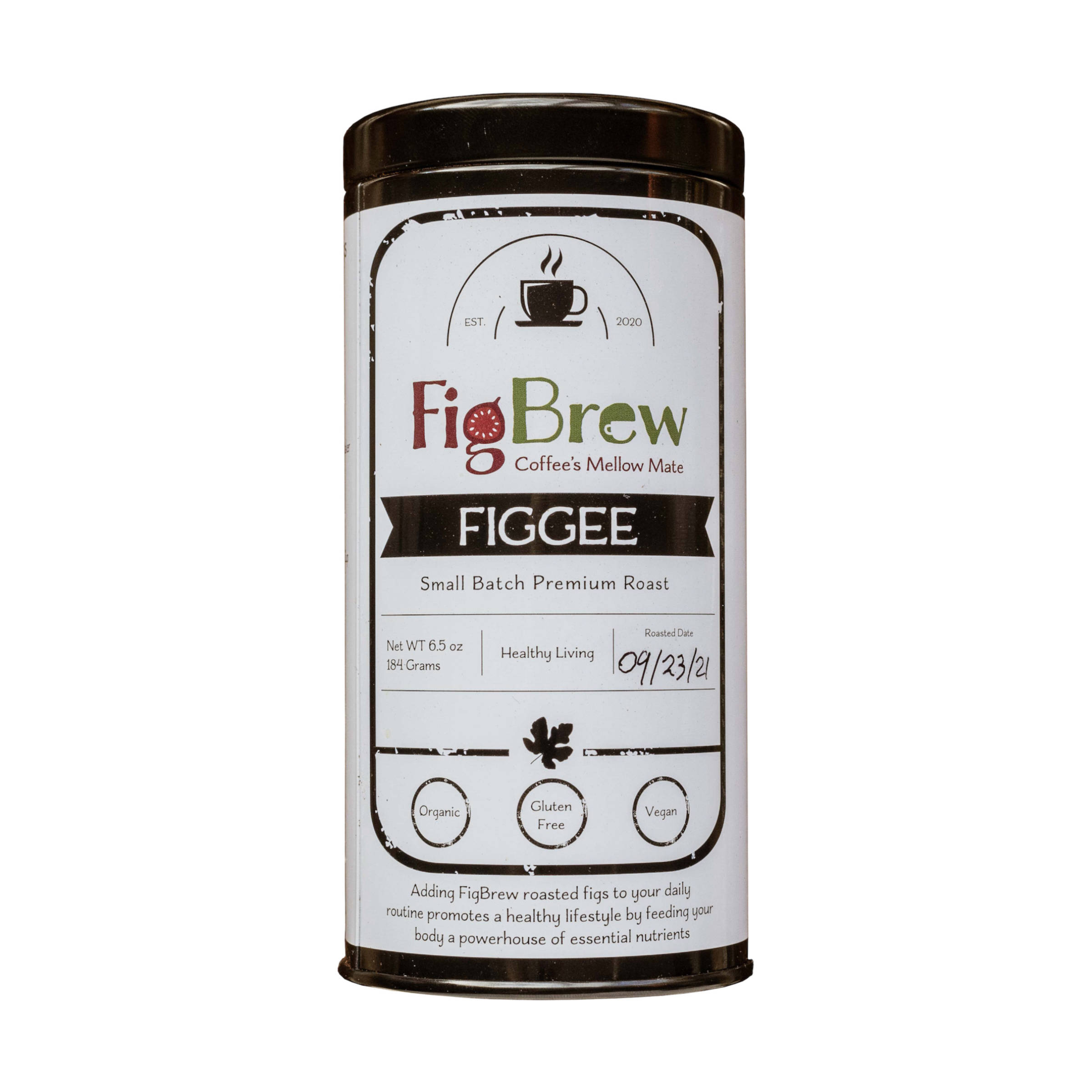 Figgee Fig Coffee Alternative 6.5oz Tin 9585