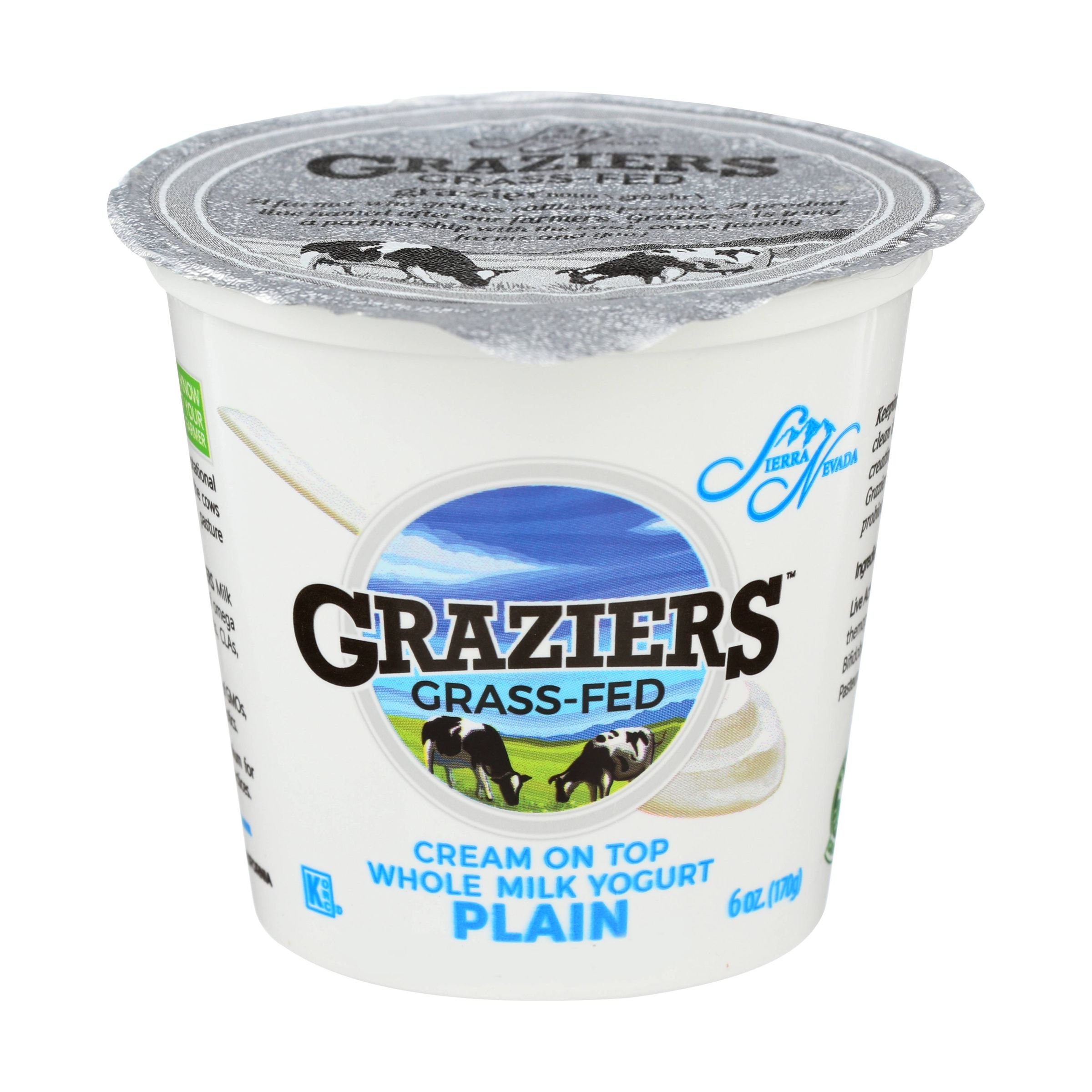 Graziers Cream on Top Whole Milk Plain Yogurt 9835