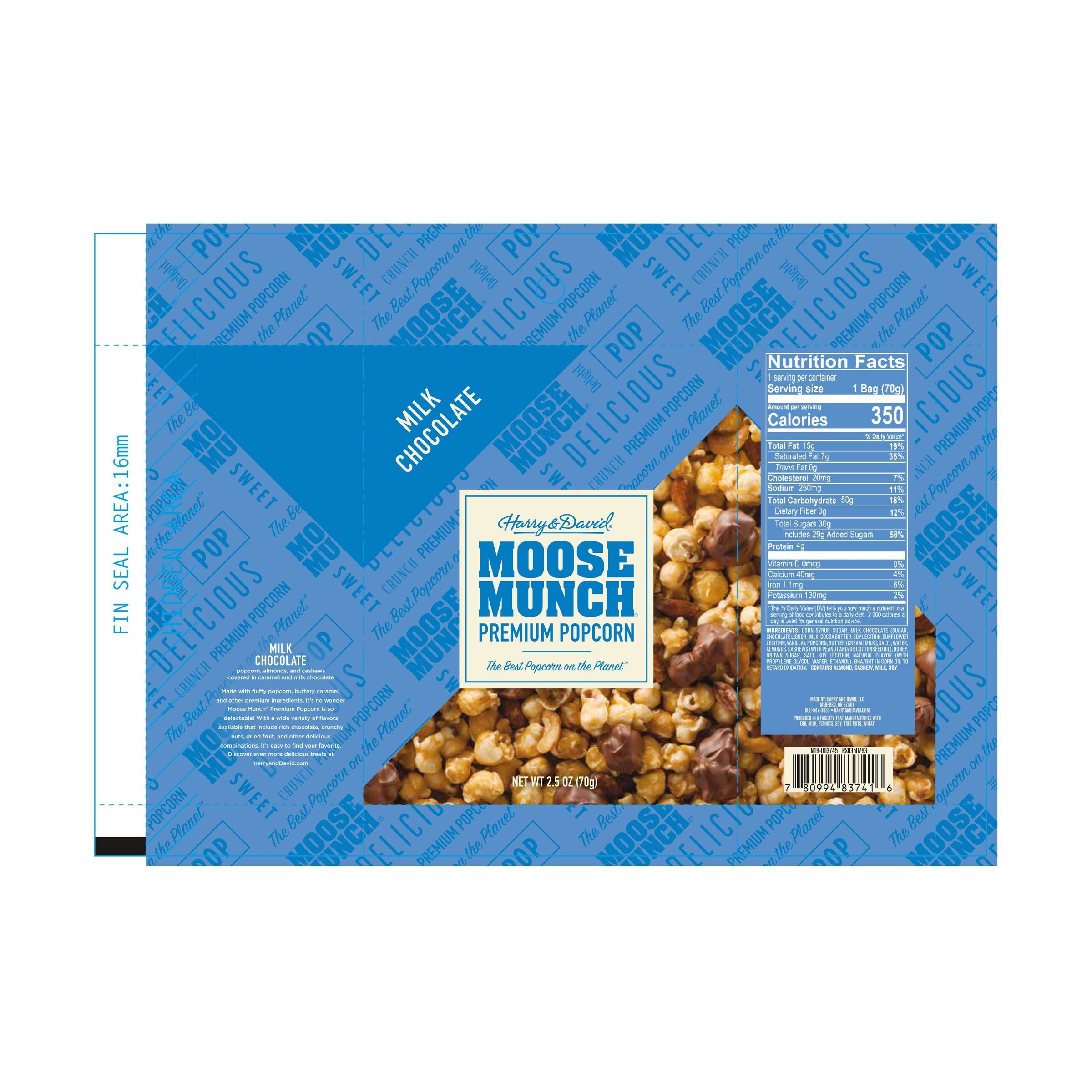 Moose Munch® 2.5oz Bag Milk Chocolate 9961