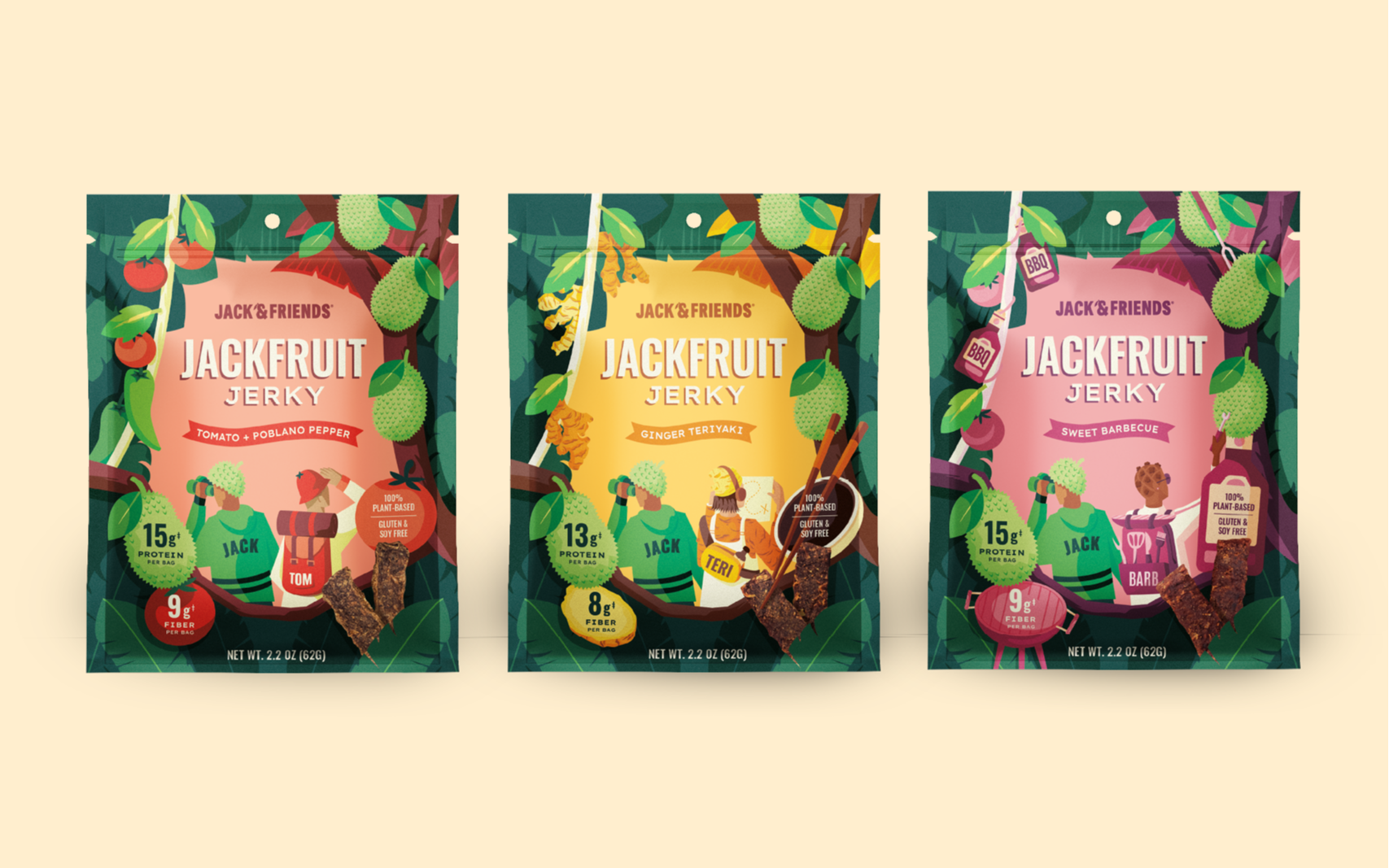 NEW Plant-Based, Jackfruit Jerky 7274