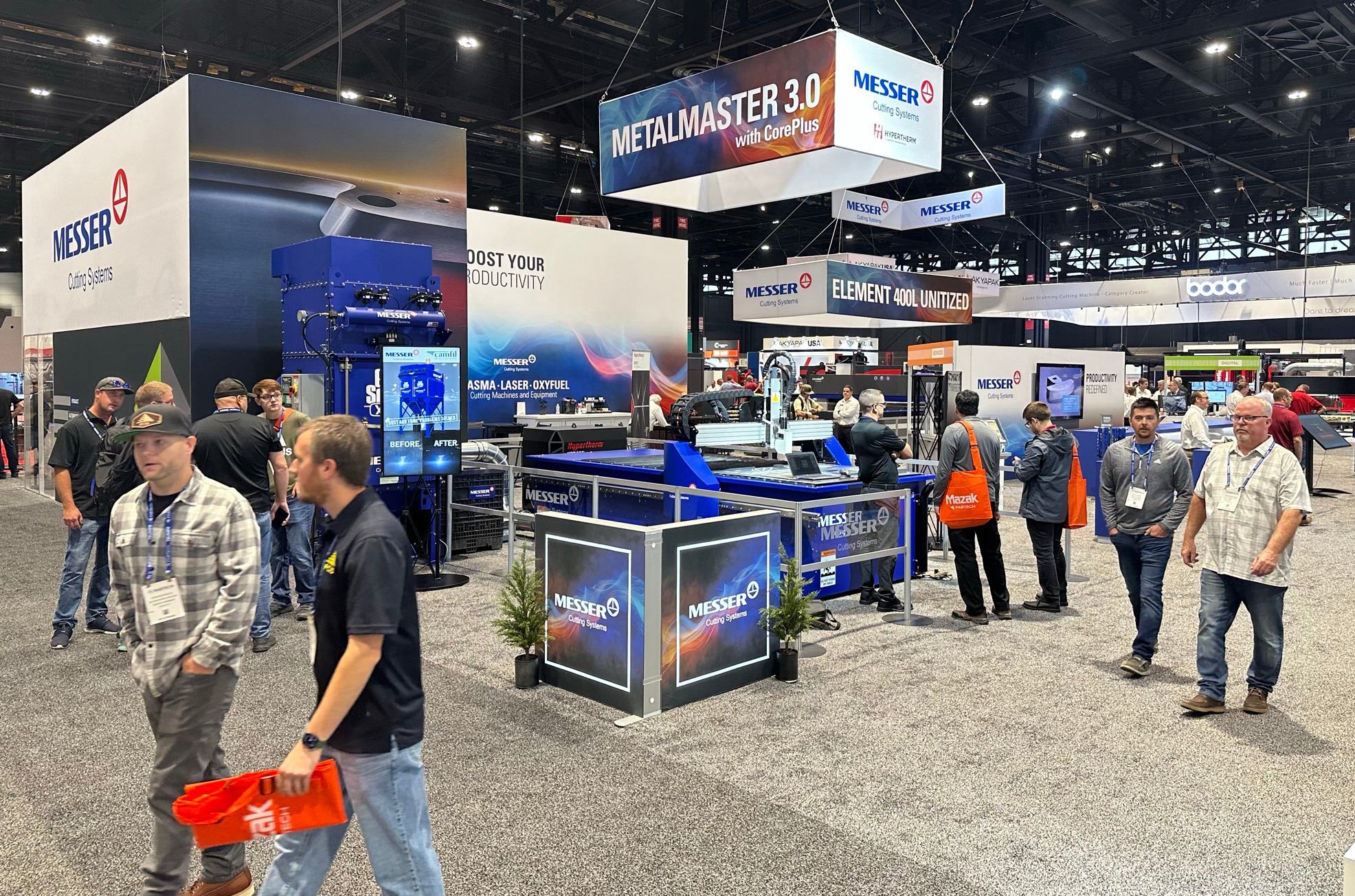 Messer Cutting Systems at Fabtech Booth A3975 1370
