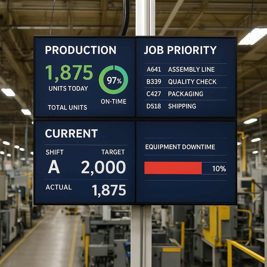 Digital Signage Tailored for Manufacturing Environments 1708