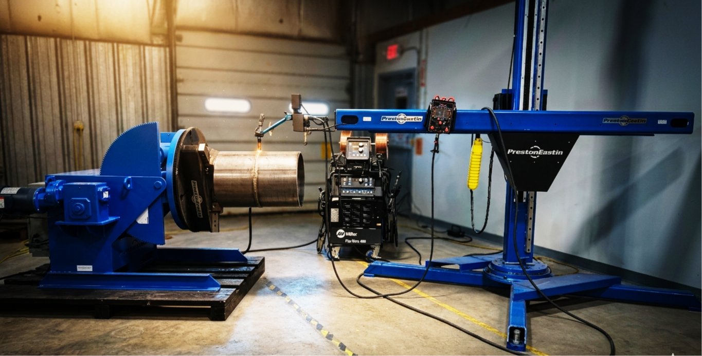 Steelmax and Preston Eastin Showcasing the Integrated Pipe Welding System in Las Vegas at Fabtech 2026 1000