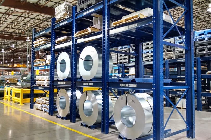 Dexco Wide Span Racks for Tool, Die, and Coil Storage 1141
