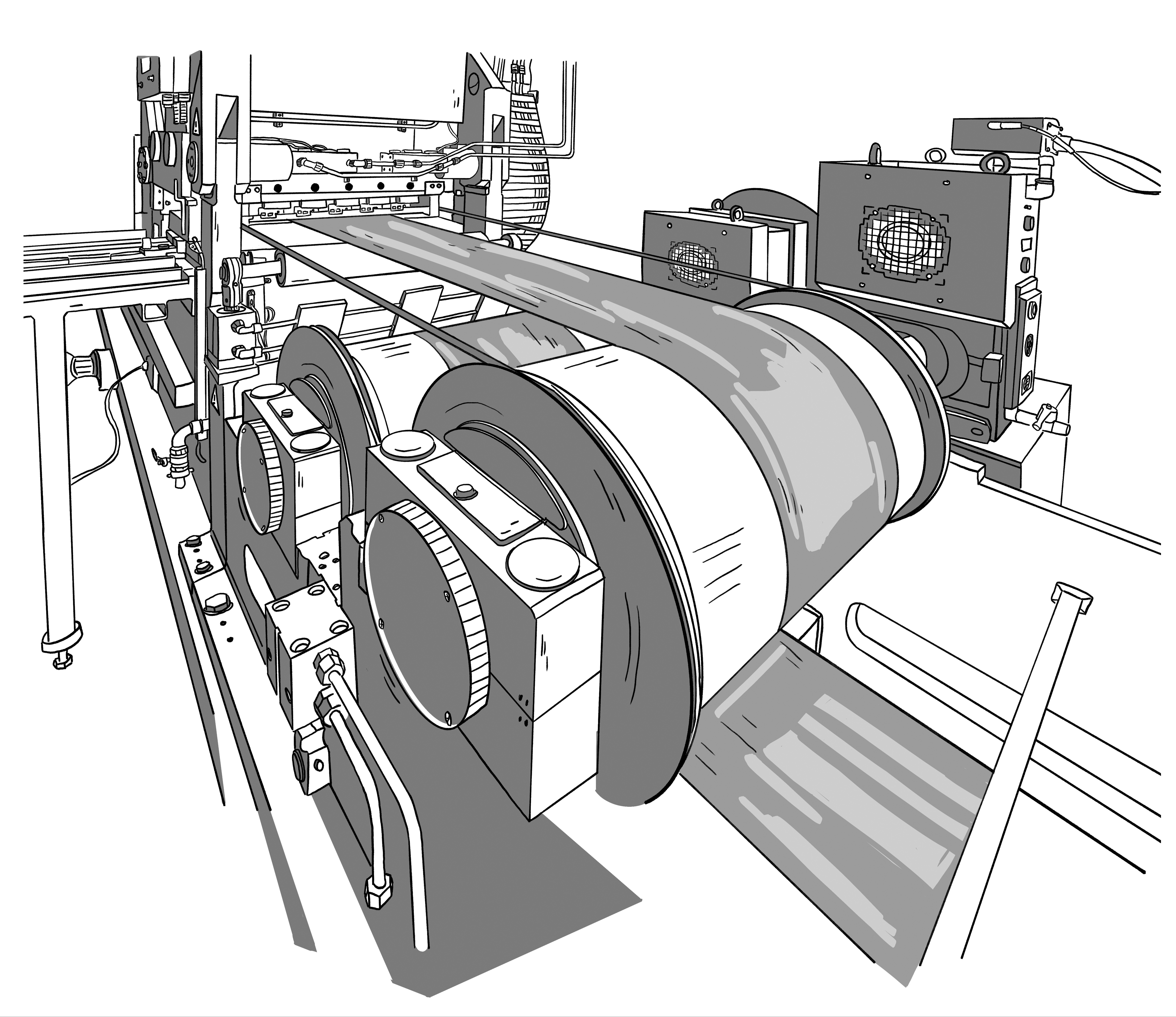 Thin Strip Stretch-Bend Leveling Line 444