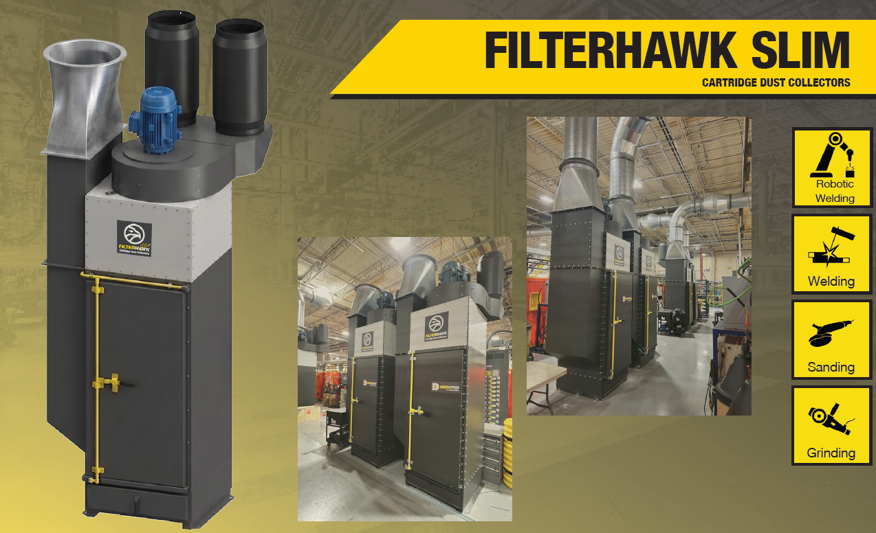 Filterhawk Slim Cartridge Dust Collector 459