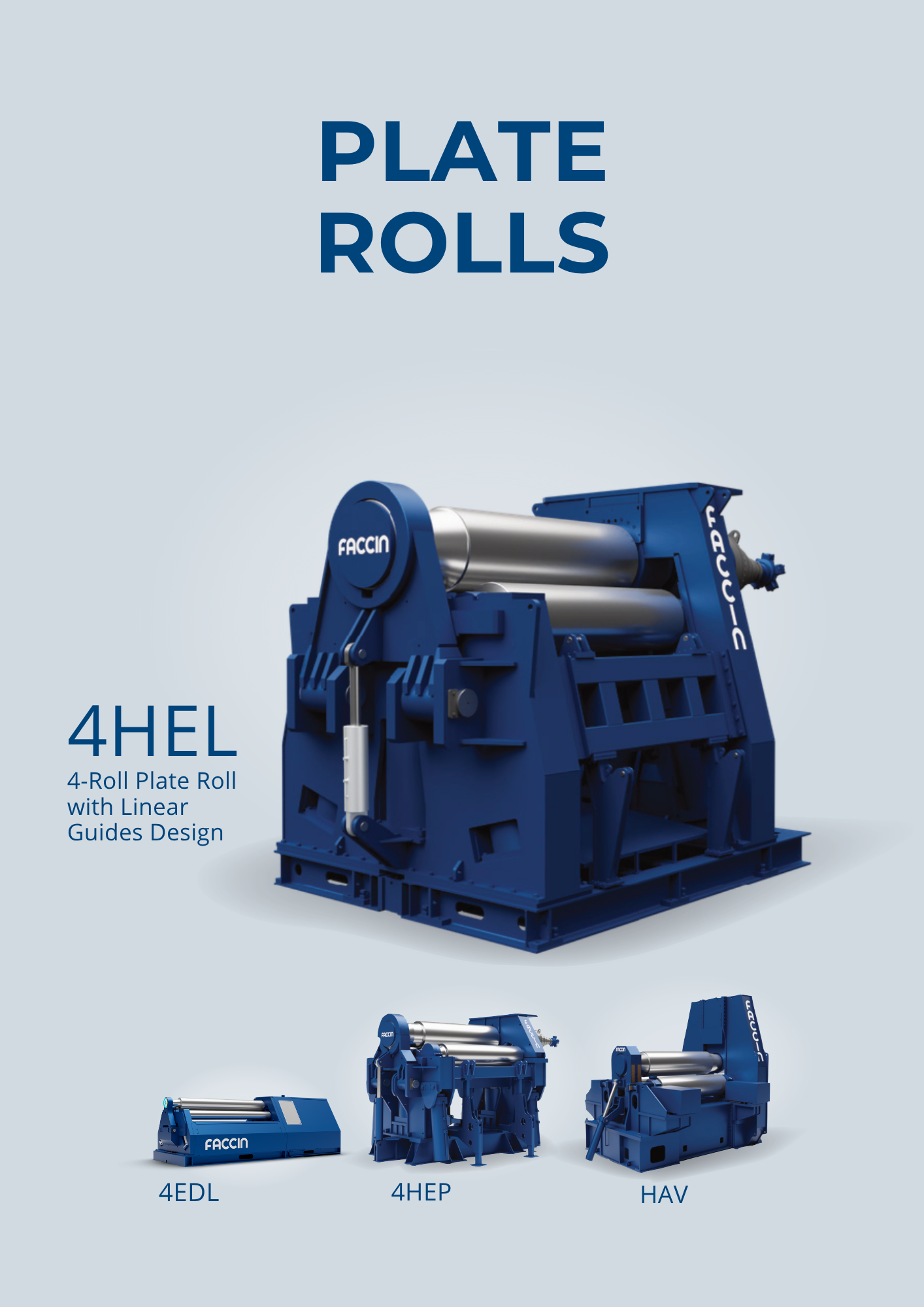 FACCIN | 3-4 Roll Plate Rolls 711