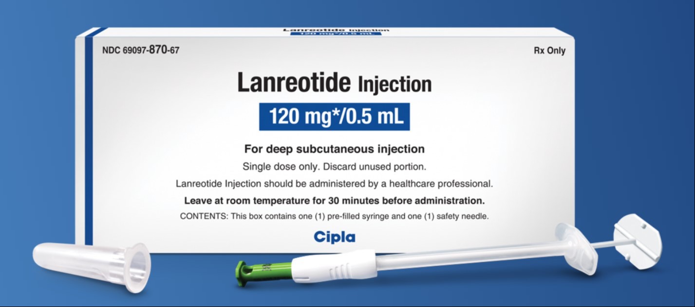 Lanreotide Injection 120 mg*/0.5 mL 70