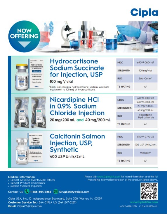 Hydrocortisone/Nicardipine/Calcitonin Salmon 84