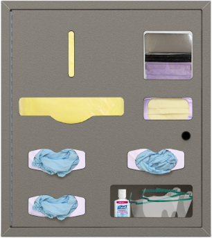 Semi-Recessed- Protective Wear Organizer-Ultraflex-Steel-Beige-SR10X04BG 48