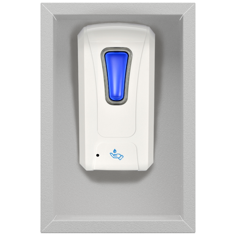 ORIGIN™ Semi-Recessed-Hand Sanitizer Dispenser Wall Well-Steel-Beige 49