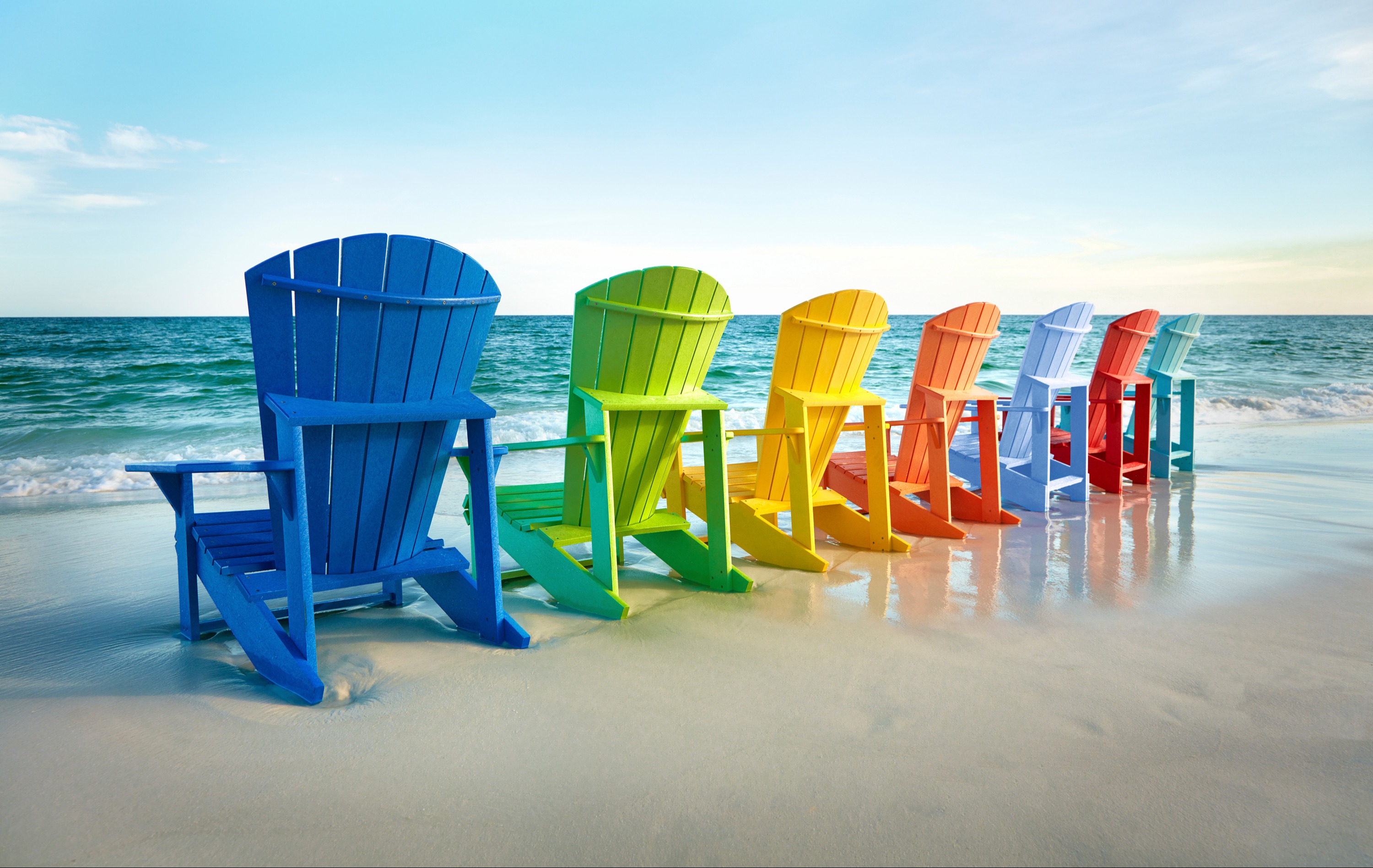 C.R. Plastic Products  |  Outdoor Seating: Adirondack Chairs   |  ♻ Made from Recycled Plastic 434