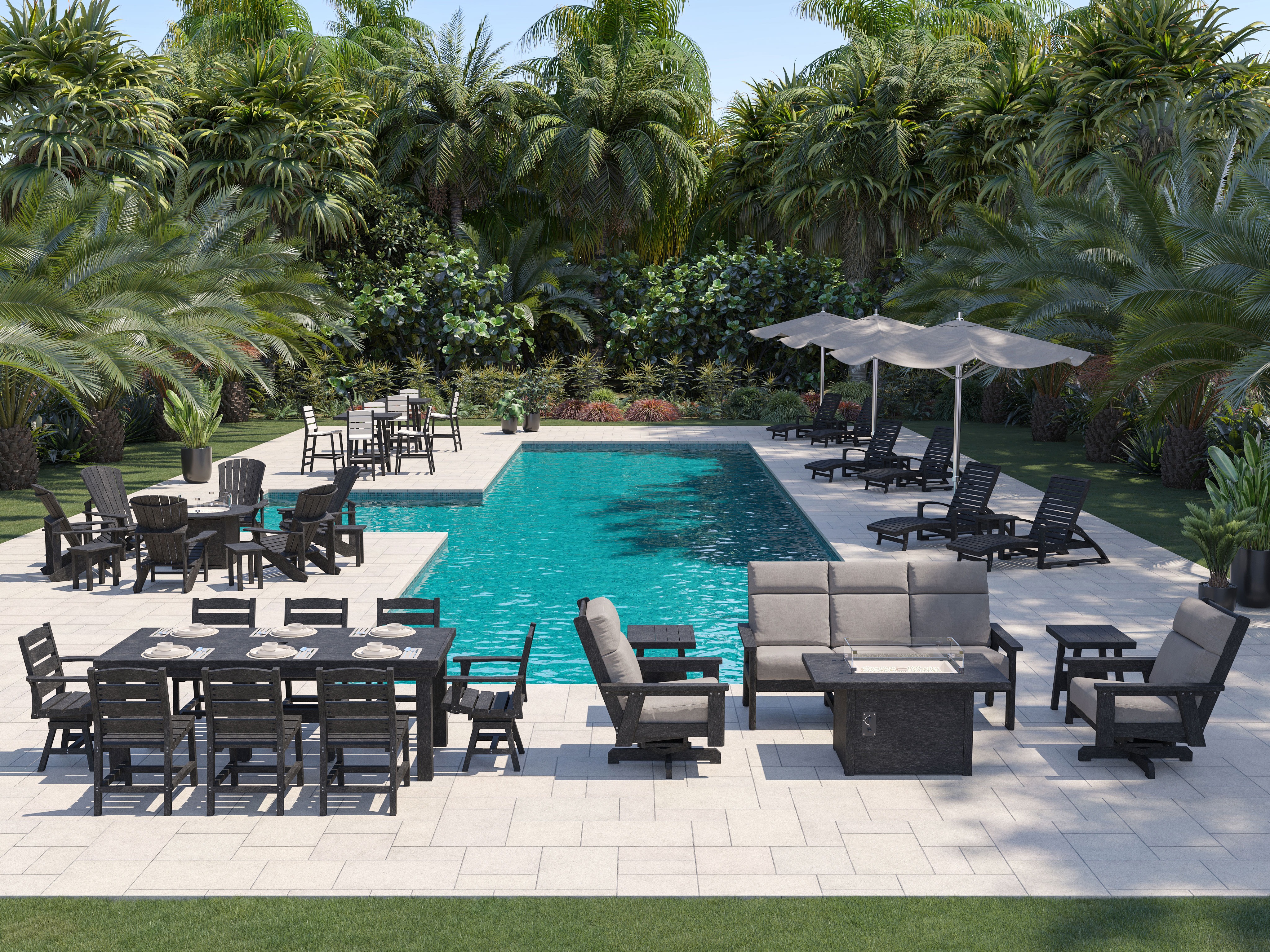 C.R. Plastic Products   |   Napa Outdoor Dining Collection   |   ♻  Made from Recycled Plastic 435