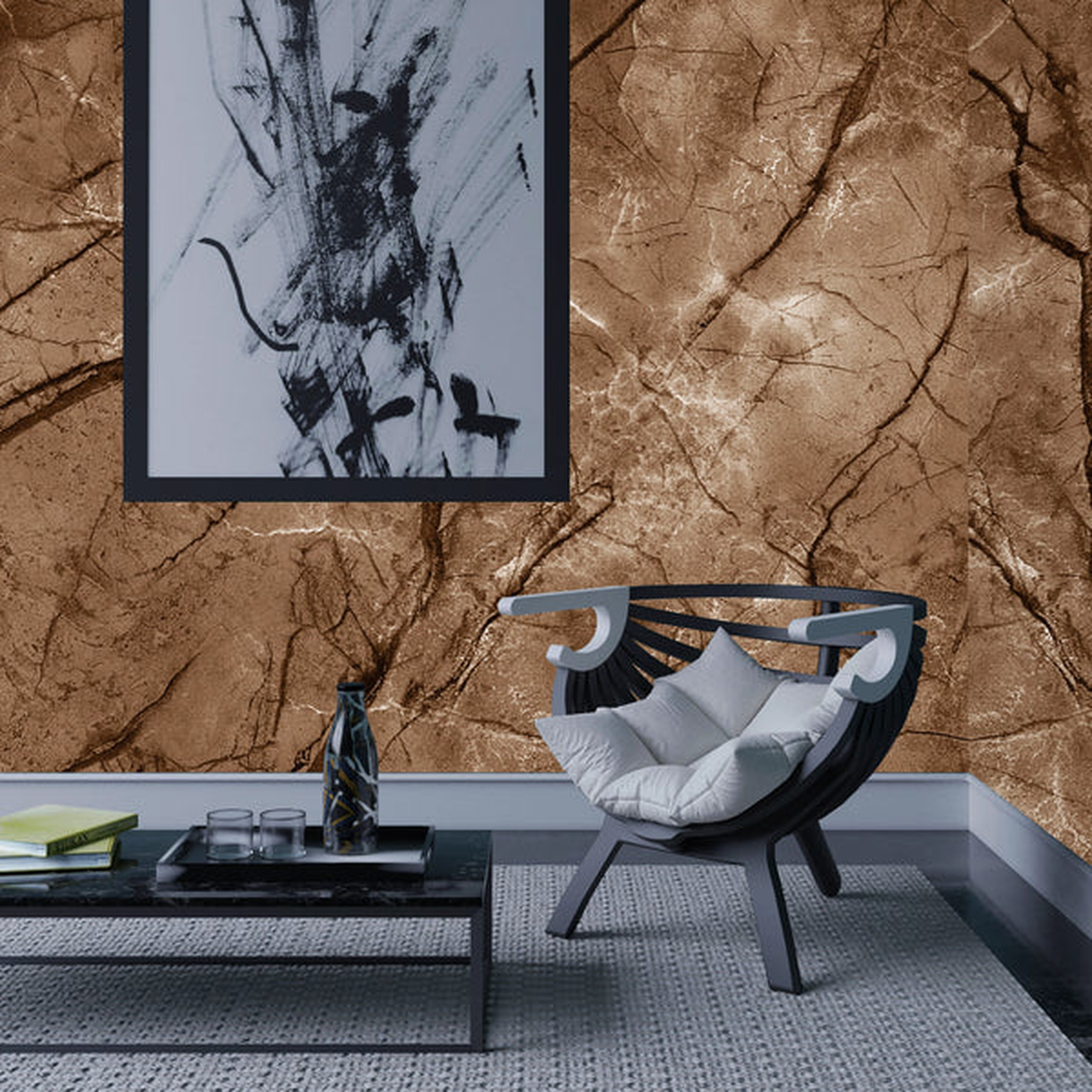 Flexible Marble FX-037 Emperador Dark Brown 65