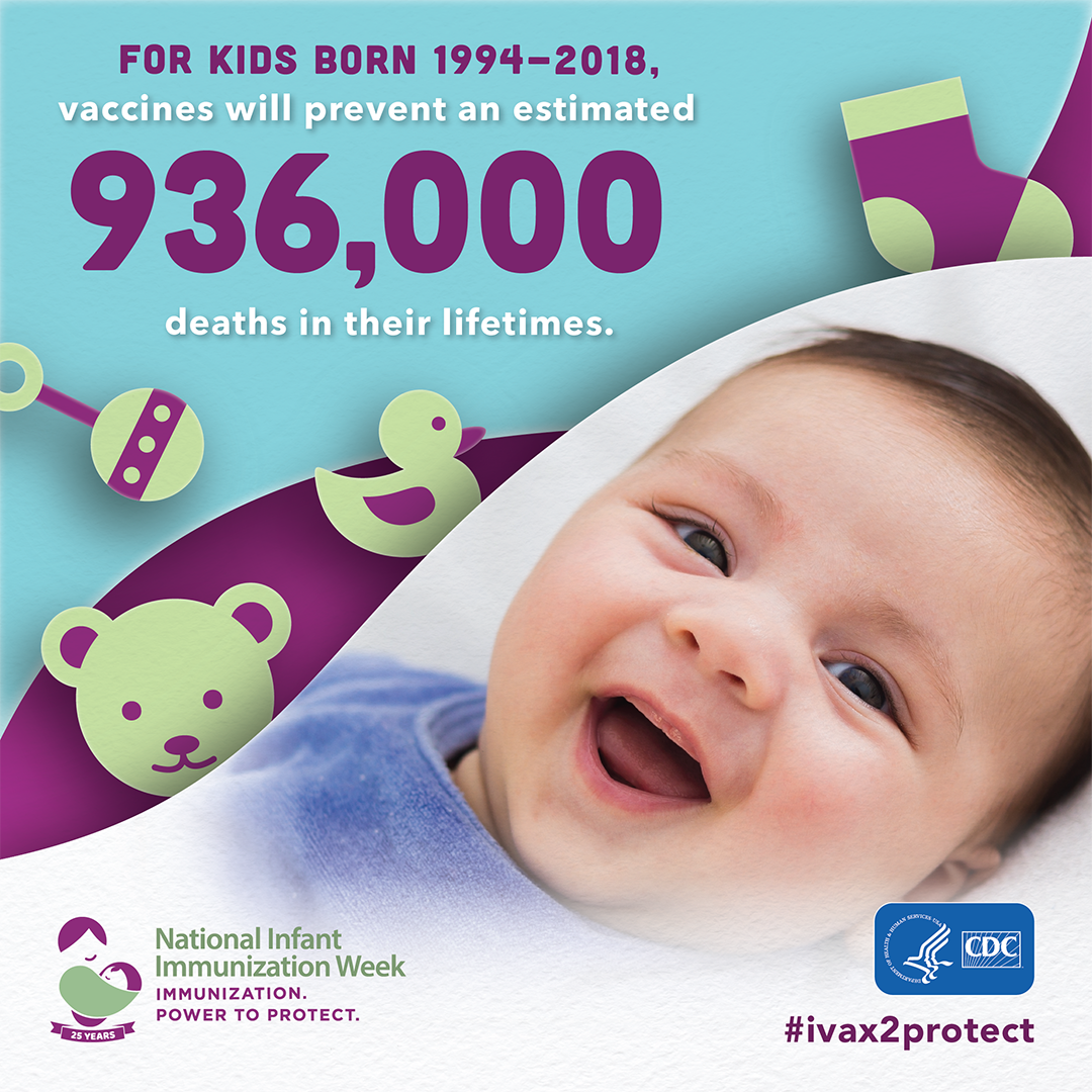 Get Ready For The 25th National Infant Immunization Week! 3273