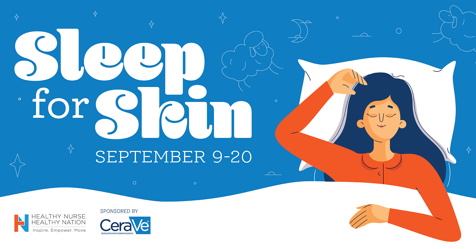 Healthy Nurse, Healthy Nation — Sleep for Skin Challenge, powered by CeraVe — Your Day 10 Tip —    3 Ways to De-Stress for Skin & Sleep Success 💤 4853