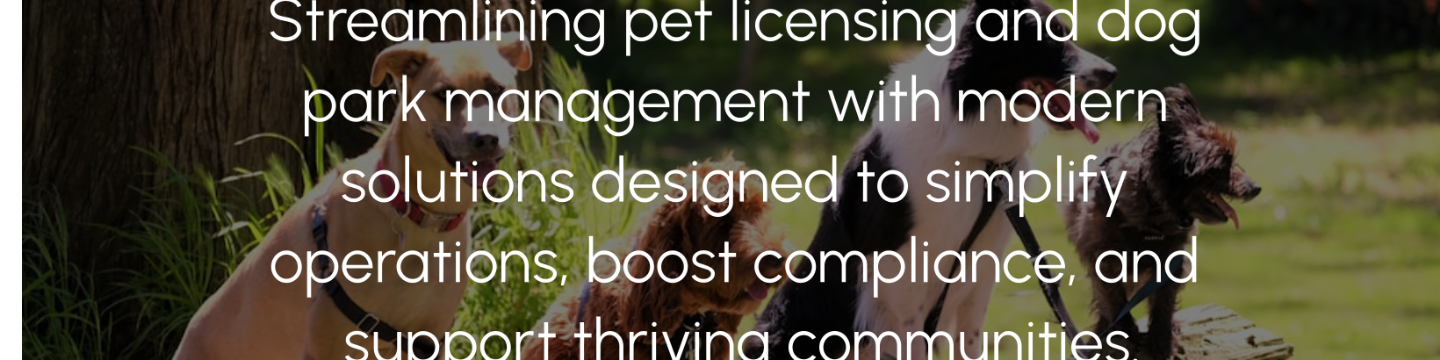 BarkPass  | Pet Licensing & Dog Park Management 158