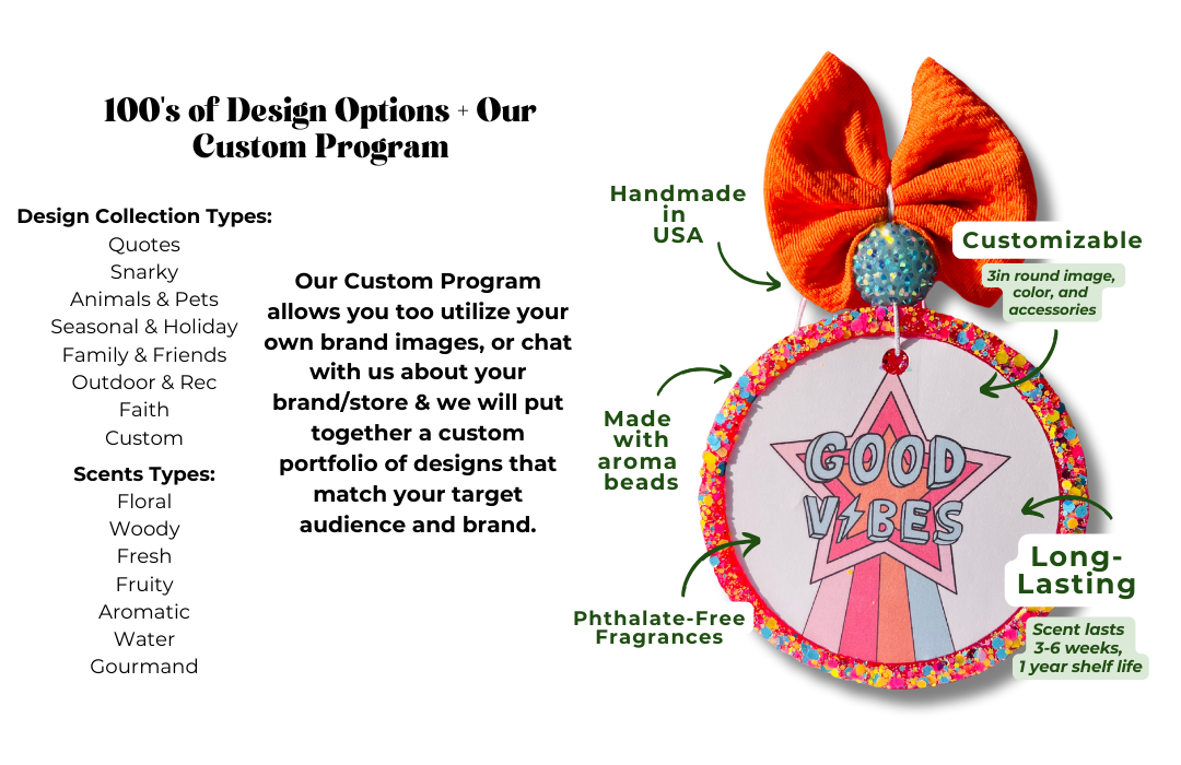 Customizable Handmade Freshies Air Fresheners 411