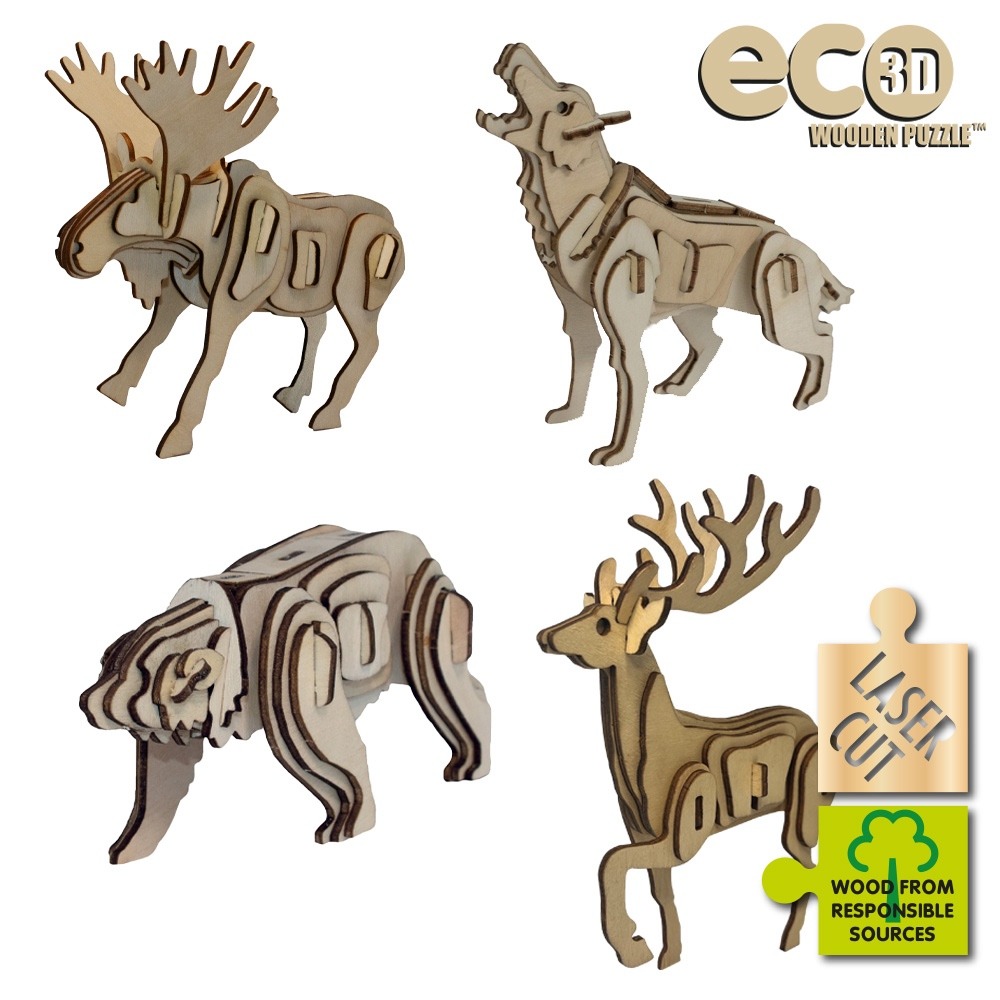 3D Eco Wooden Puzzles 446