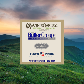 Don't miss out on top brands from your favorite sales reps! (Annie Oakley, Butler Group, Mud Pie and Town Pride) 375