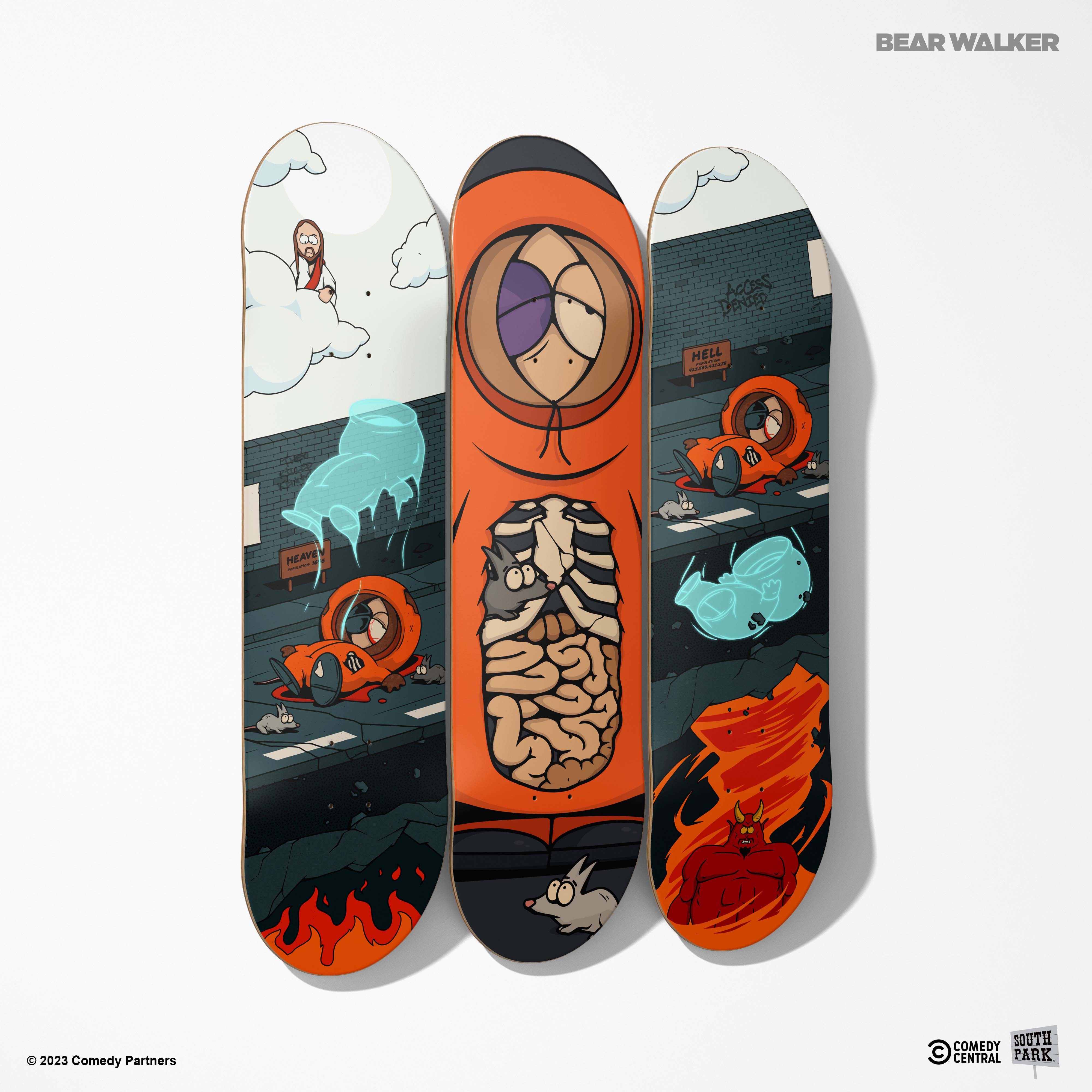 South Park x Bear Walker "Oh My God They Killed Kenny"  Collection 1043