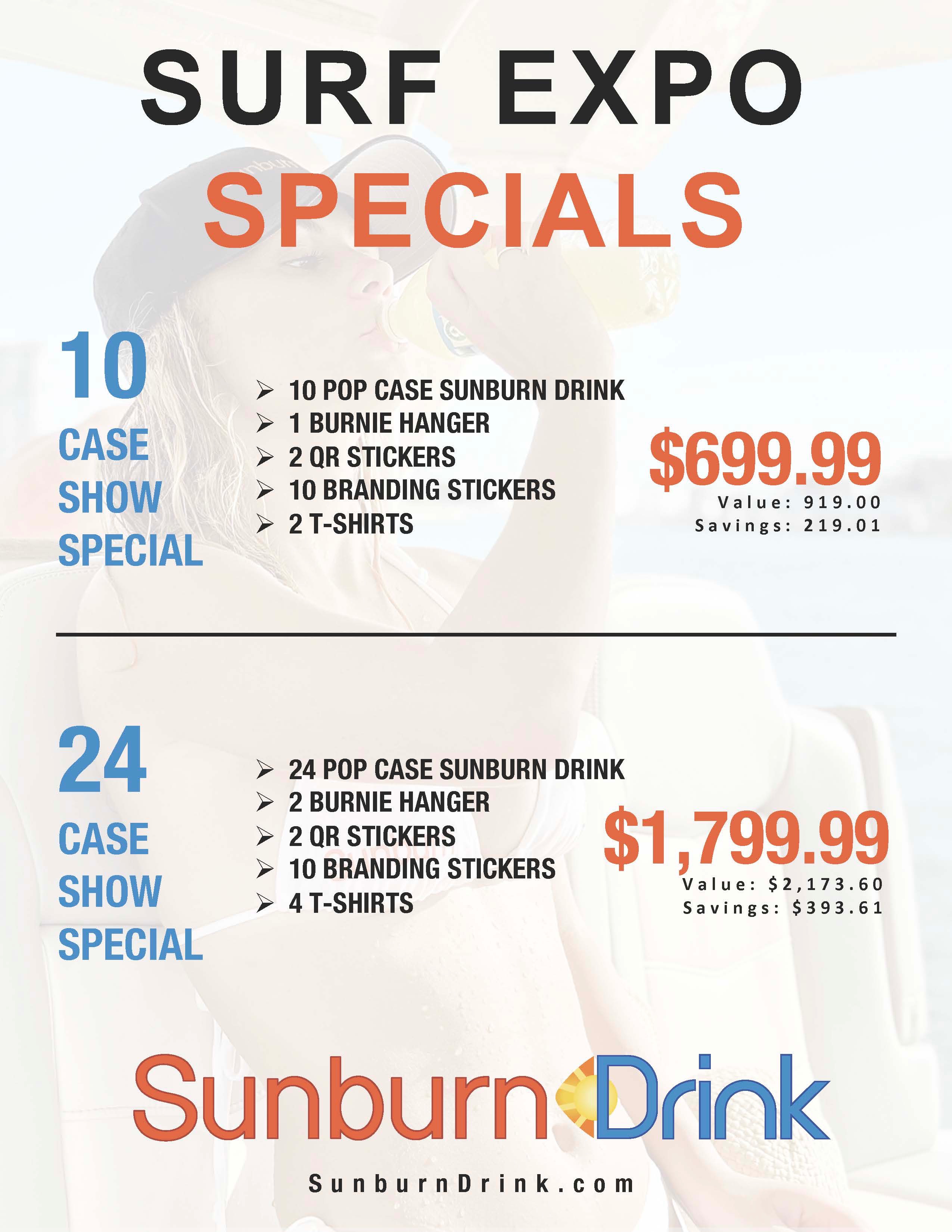 Sunburn Drink - Surf Expo Show Special! 1198