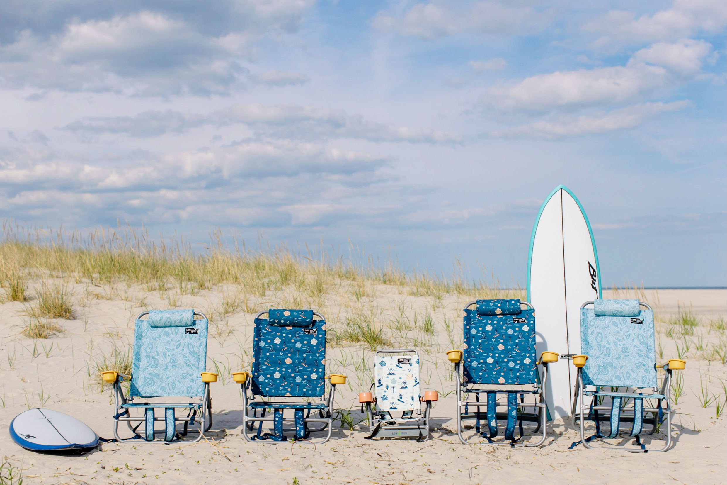 Jetty x LowTides Dune High Beach Chair in Oyster Grounds 631