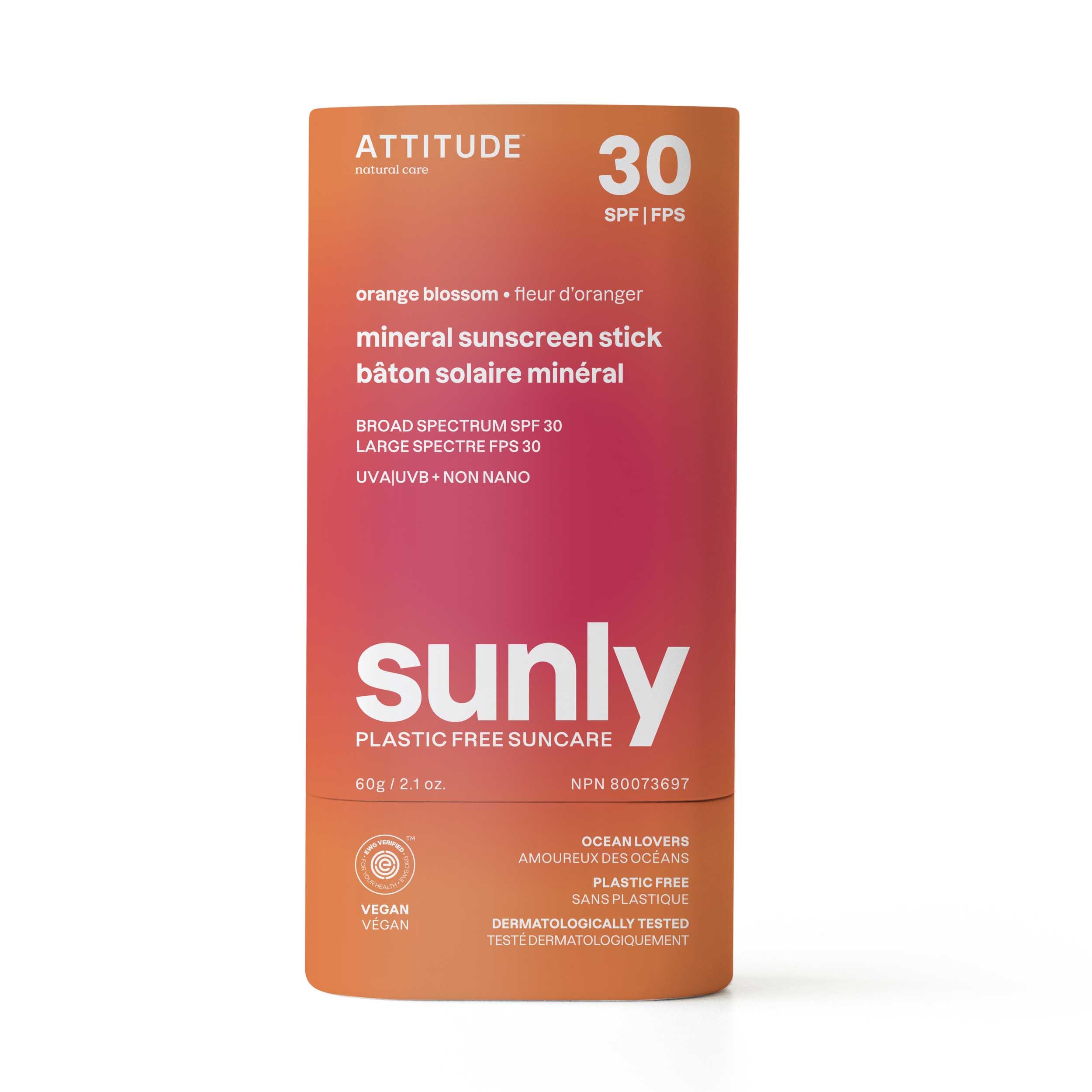 ATTITUDE | Plastic-Free Packaging Mineral Sunscreen Stick SPF 30 187