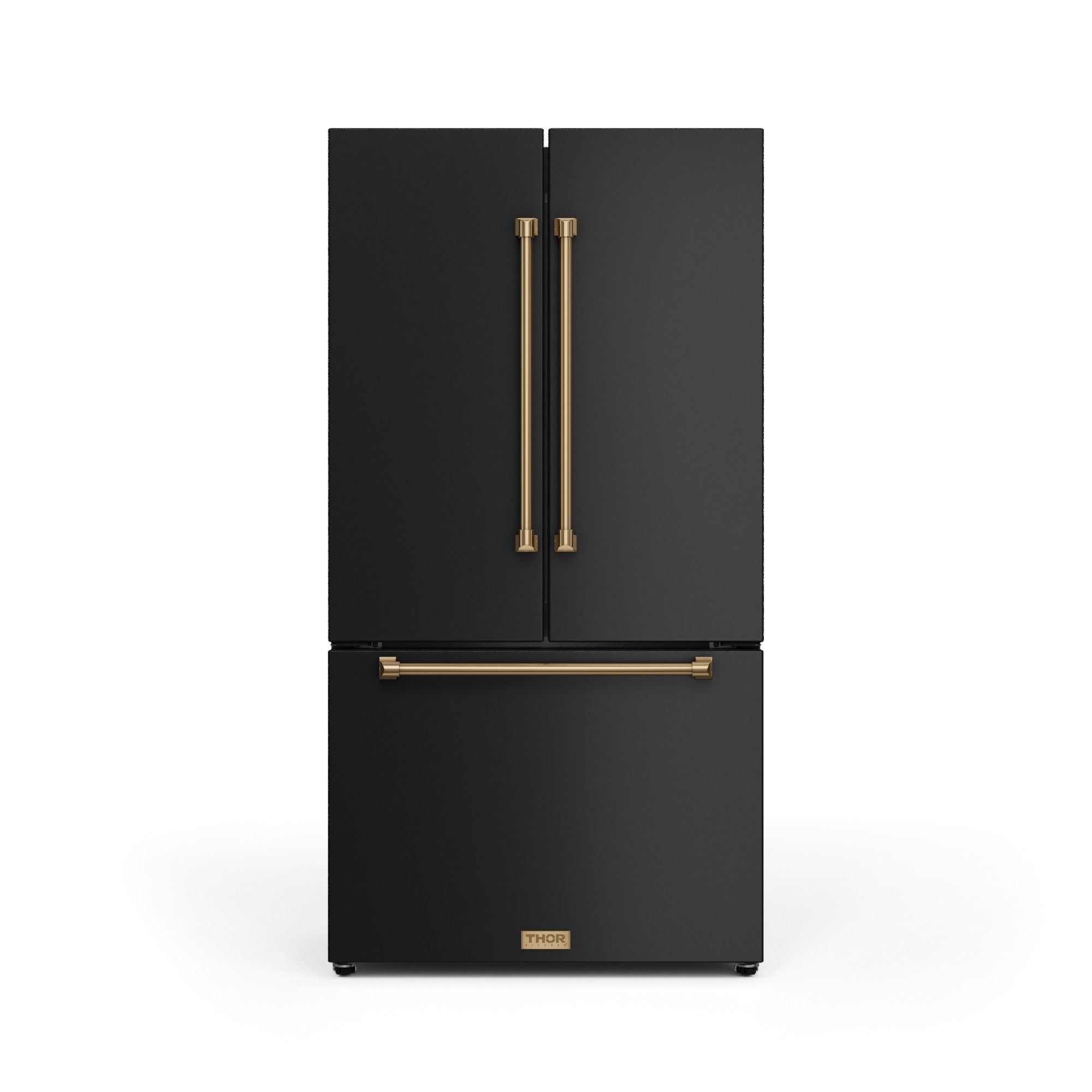 Gordon Ramsy Collection 36 Inch French Door Refrigerator in Black/Bronze 381