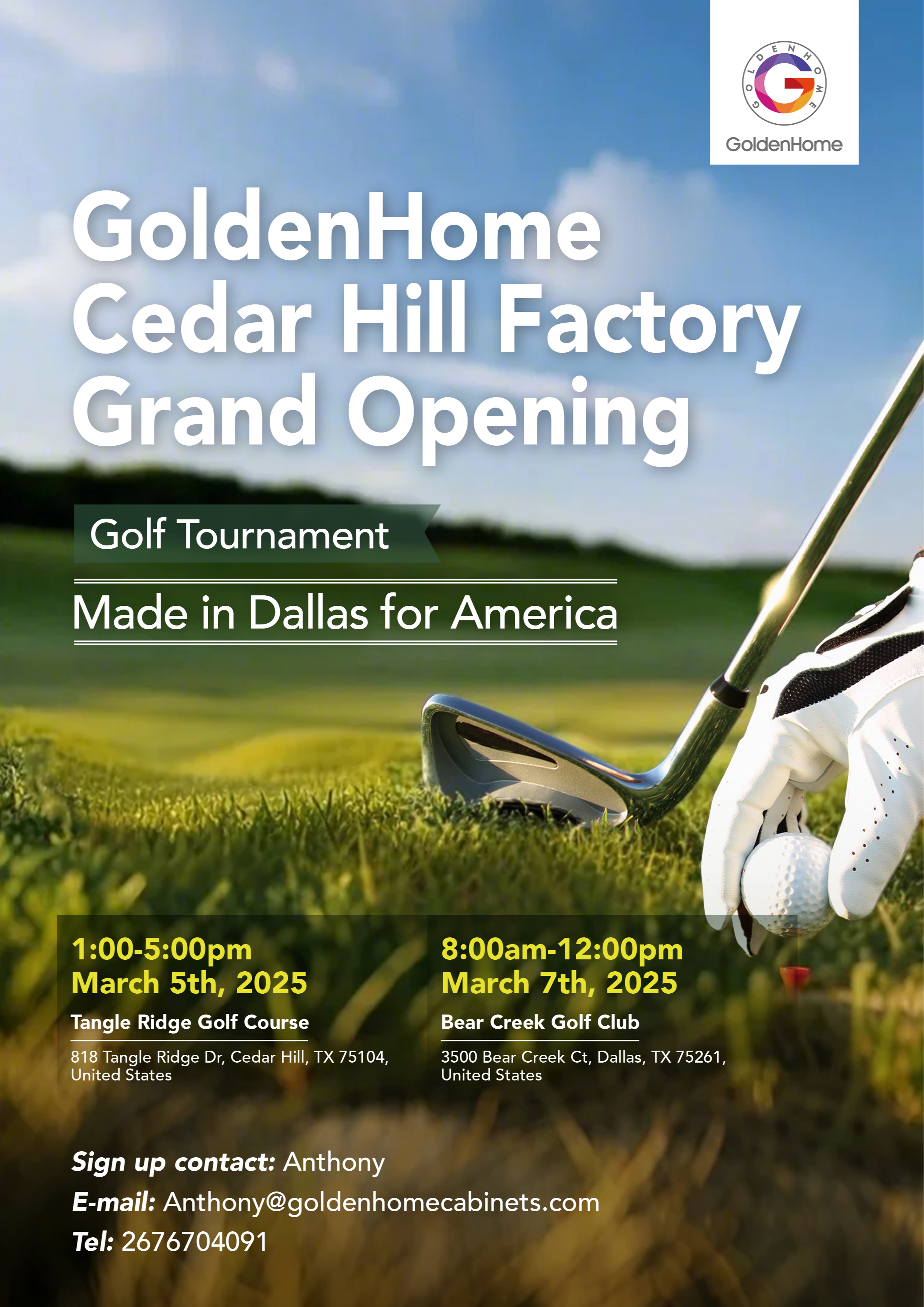 Celebrate with GoldenHome: Dallas Factory Now Open! 423