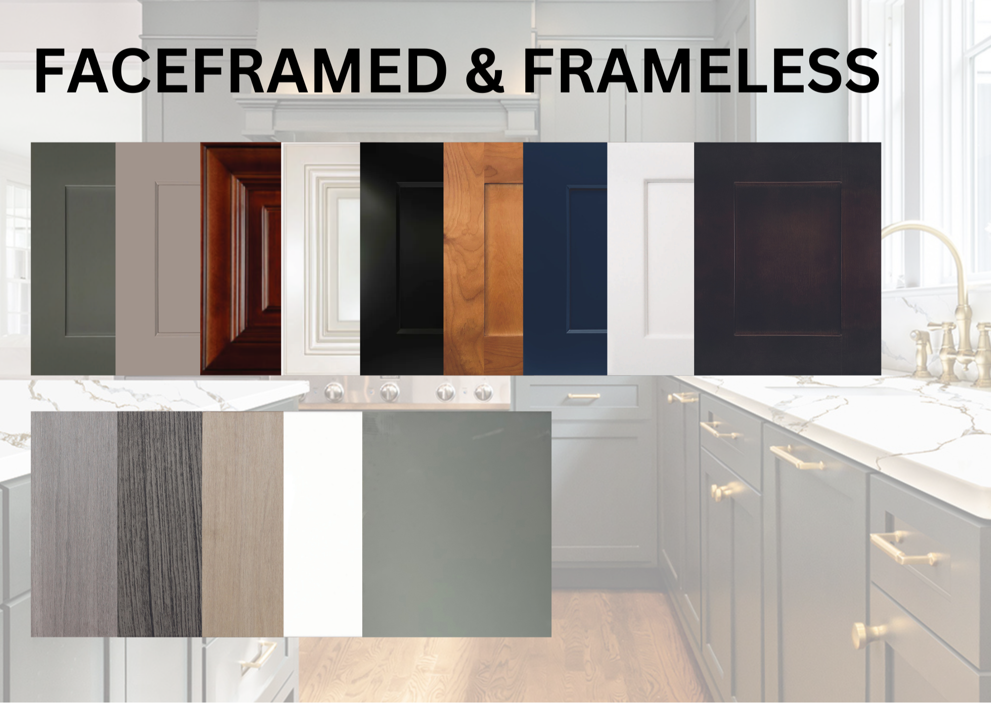 Faceframed and Frameless Cabinets 68