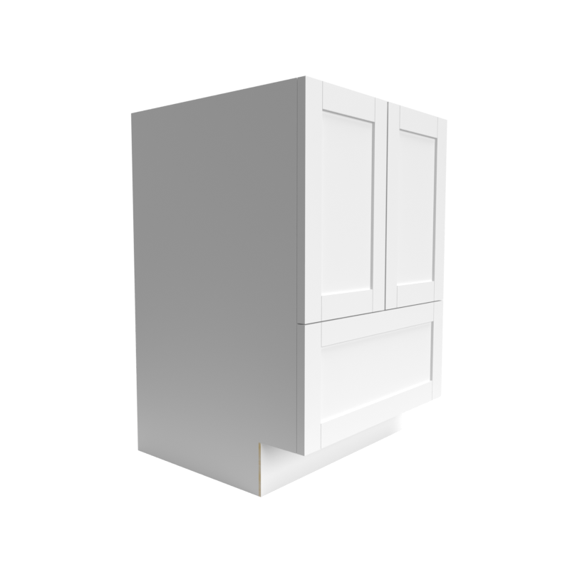 Single Shaker White Vanity Sink Base 108