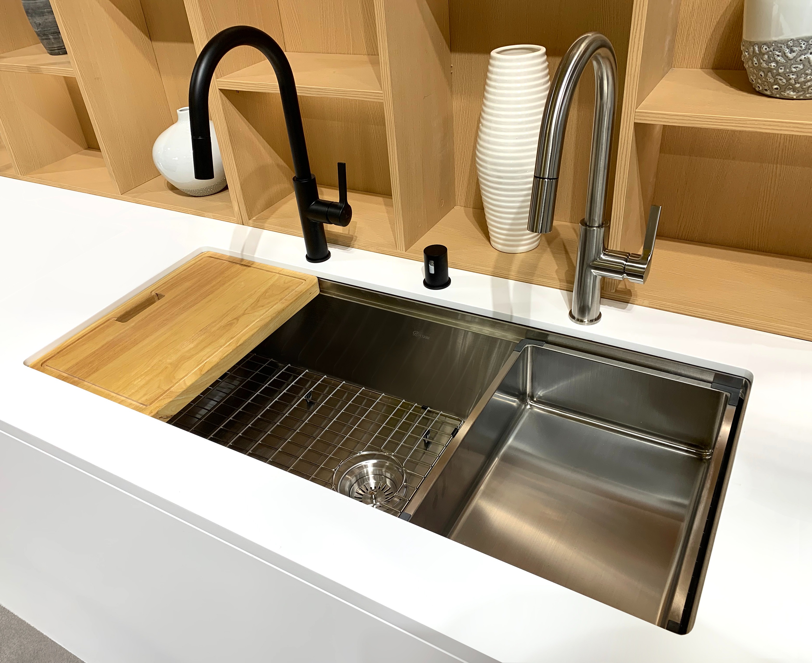 DSR 42" or 48” Undermount Workstation 18 Gauge Single Bowl Stainless Steel Sink 149