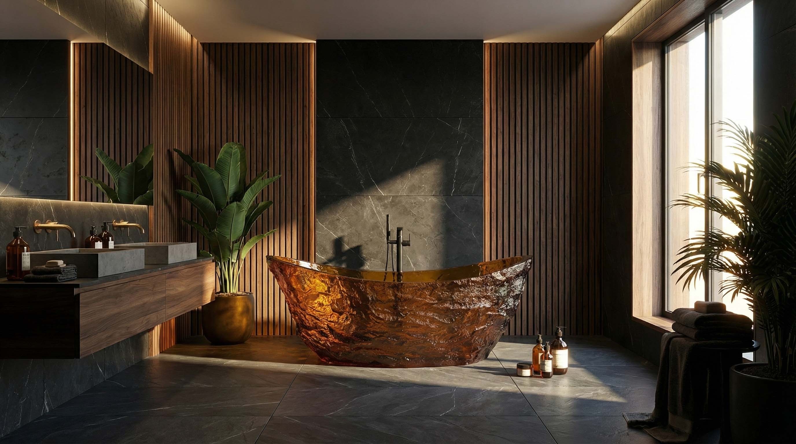EMPAVA Brings Sculptura Resin Craftsmanship to the Modern Bath 350