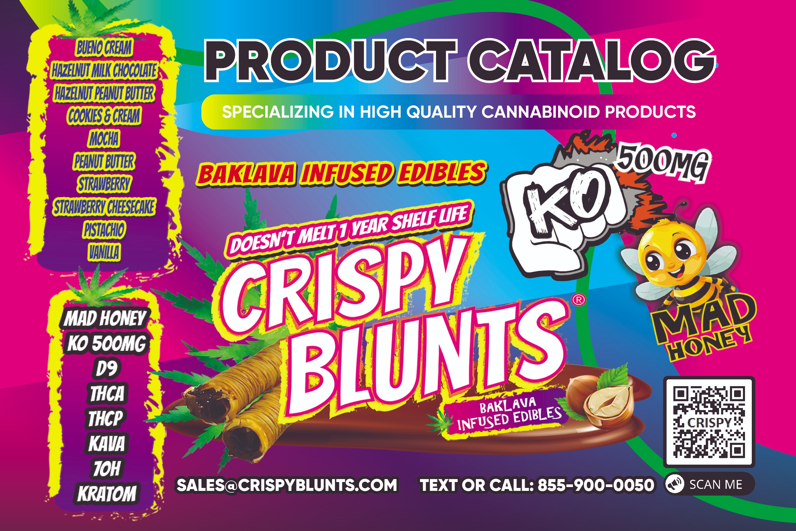 Crispy Blunts Baklava Cream Crispy Phyllo Dough Dubai Trip Mushroom 106