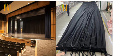 22 oz stage velour velvet stage curtain 68