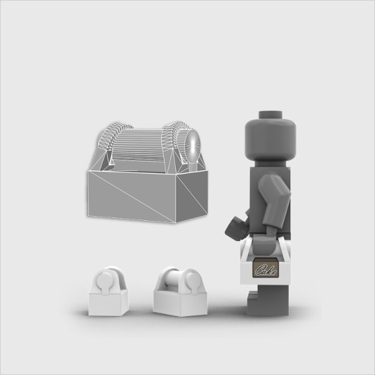 Build your own handheld items in NEW 3D mesh 105