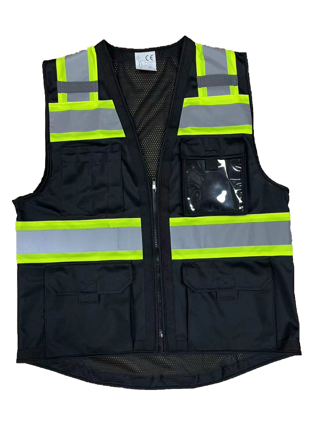 Renegade Sportswear Men’s High Viz Class 3 Light Weight Padded Multi-Pocket Mesh Vest 121