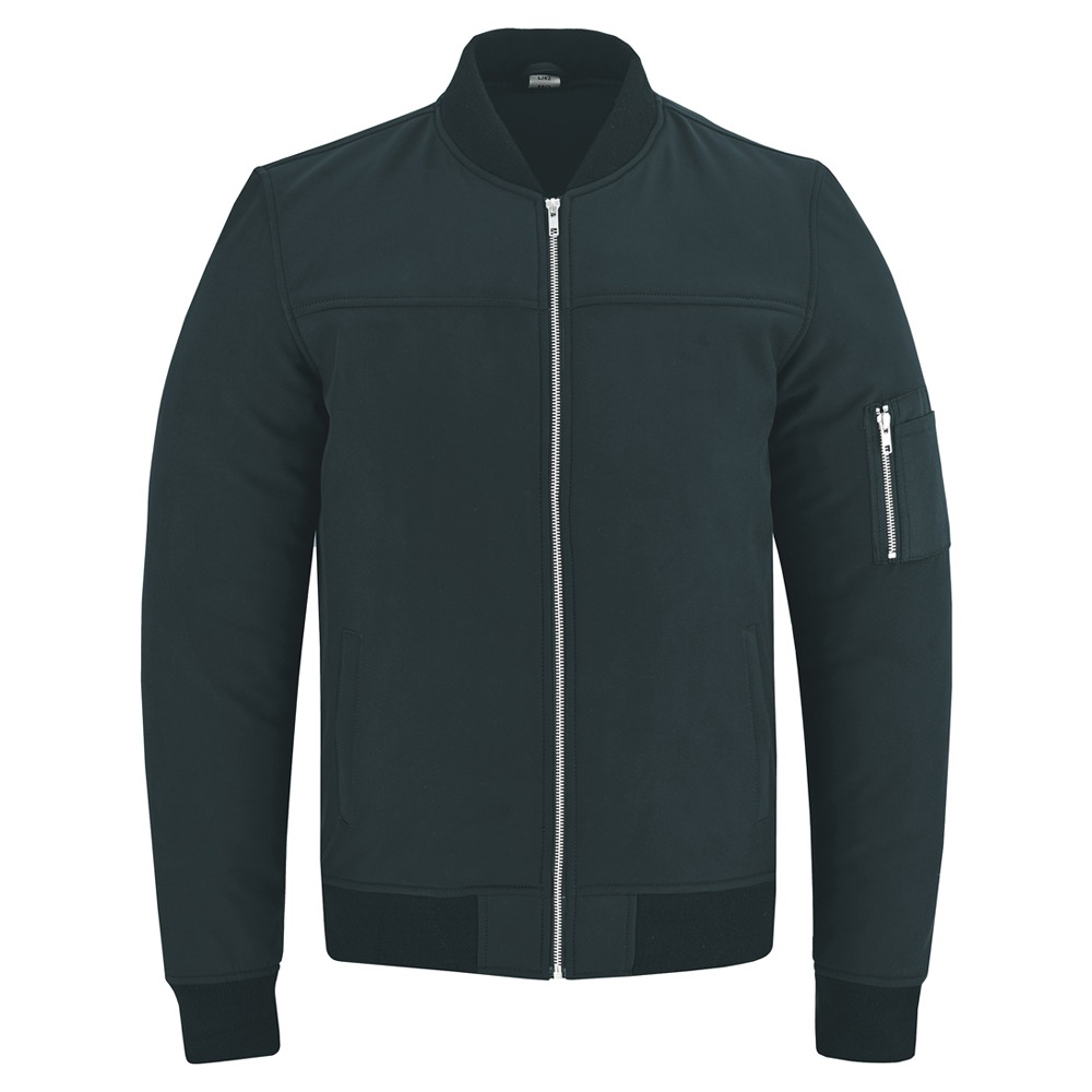 BTR BORN TO RACE Men's Bomber Jacket Lightweight Softshell Warm Backed Woven Fabric Classic Look Fashion Jacket 360