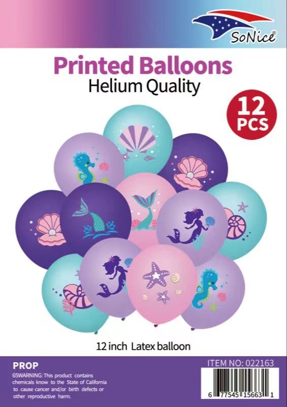 printed Latex Balloons 436